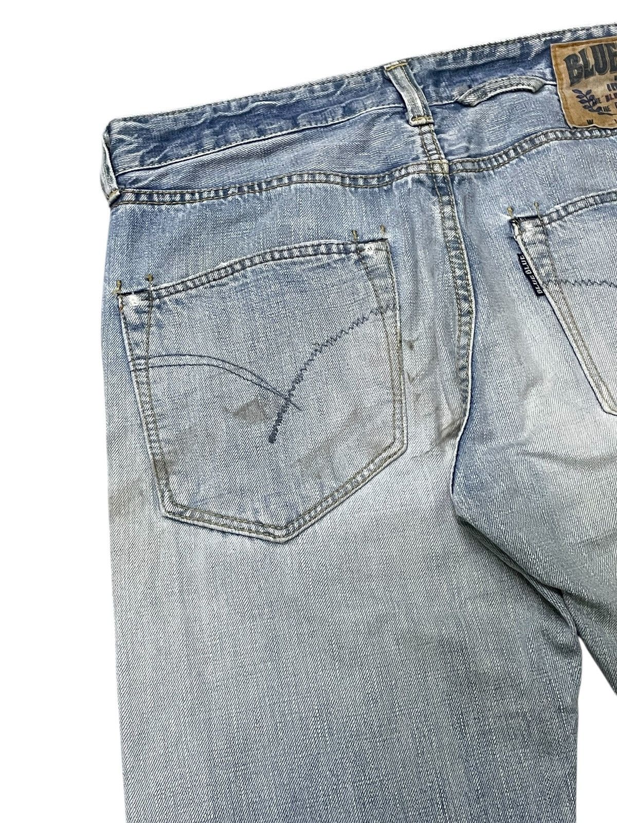 Blue Blue Japan Blue Blue Japan Light Indigo Wash Faded Jeans Size US 30 / EU 46 - 16 Thumbnail