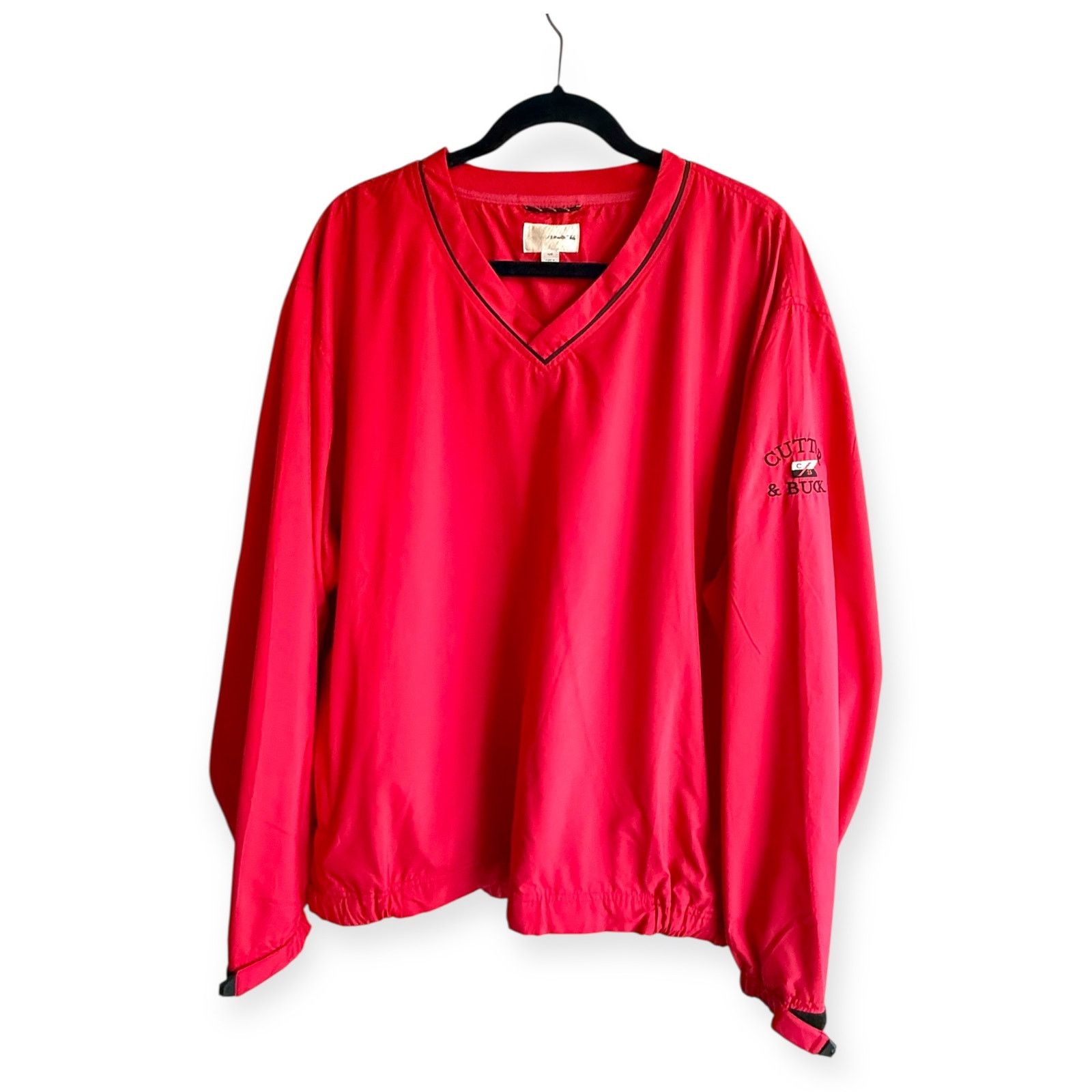 Cutter & Buck Cutter & Buck Red Windbreaker Pullover Men L Lightweight Size US L / EU 52-54 / 3 - 3 Thumbnail