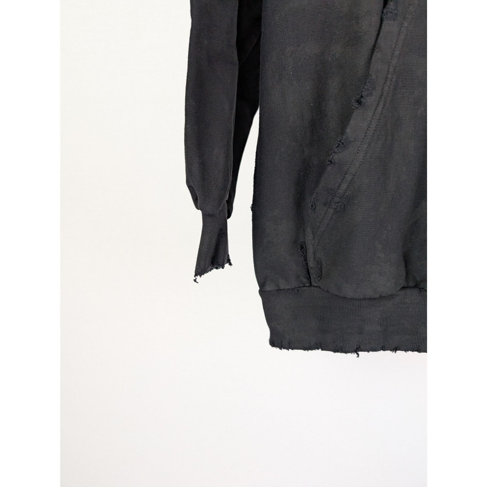 Balenciaga o1rshd1 Gaffer Med Moll Small Fit Zip up Hoodie Black Size US S / EU 44-46 / 1 - 5 Thumbnail