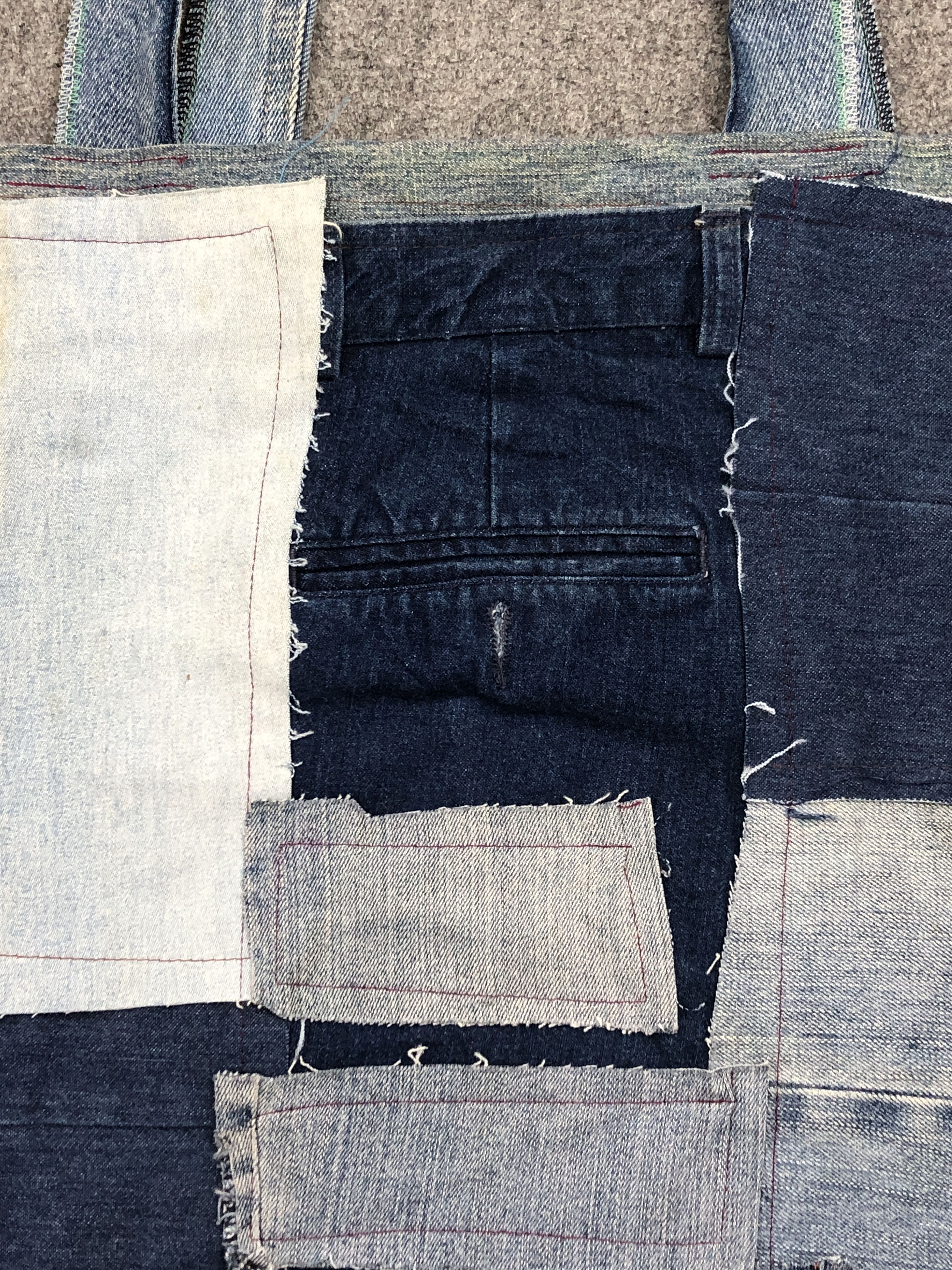 Handmade × Vintage Vintage Unbranded Jeans Custom Made Sling Bag Size ONE SIZE - 7 Thumbnail