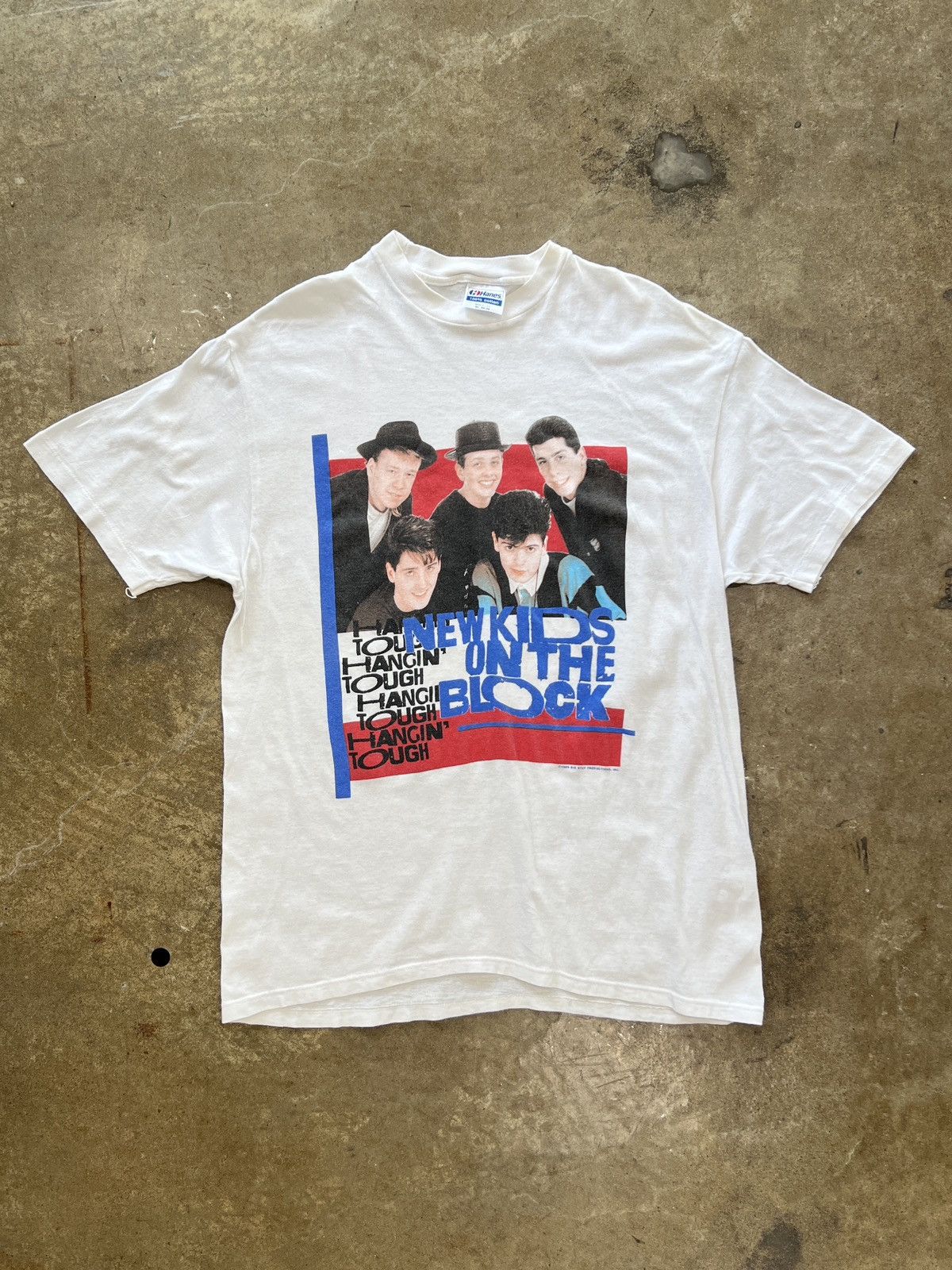Band Tees Vintage 1989 New Kids On The Block Hangin Tough Tour Tee XL Size US XL / EU 56 / 4 - 2 Thumbnail