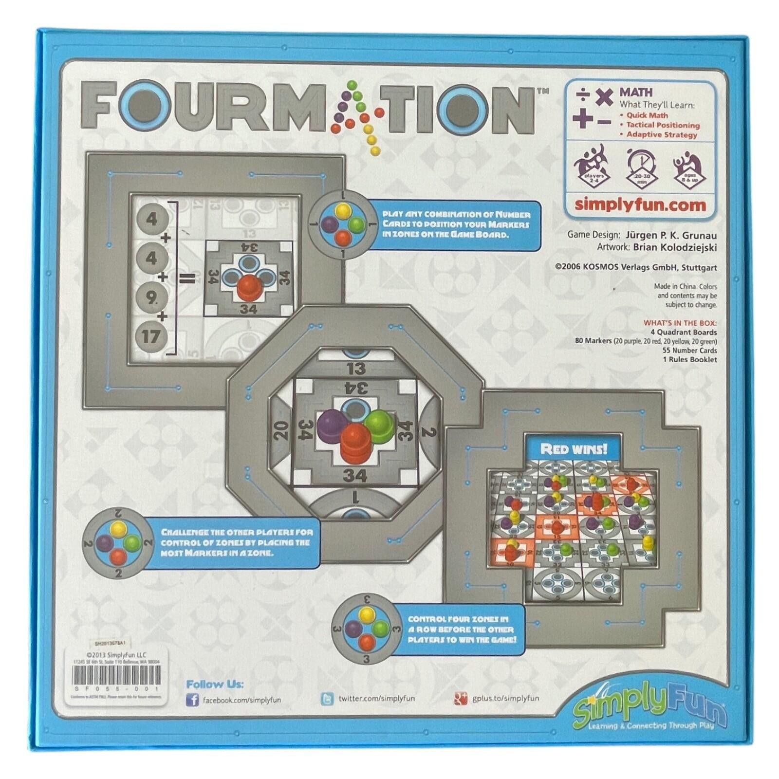 Other SimplyFun Formation Game Complete Strategy Math CLEAN! Size ONE SIZE - 2 Thumbnail