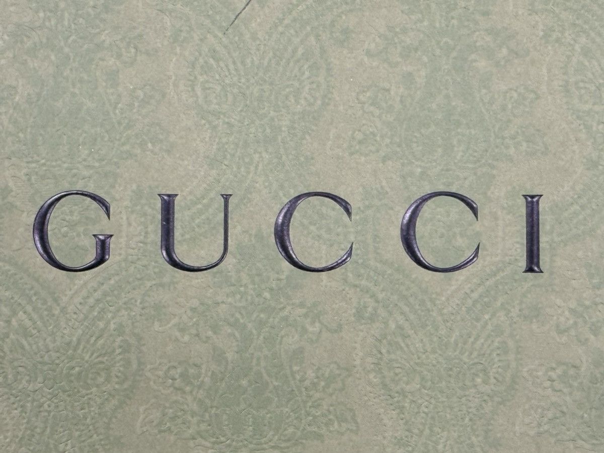 Gucci GUCCI Limited Edition Green Brocade Shopping Bag Size ONE SIZE - 3 Thumbnail