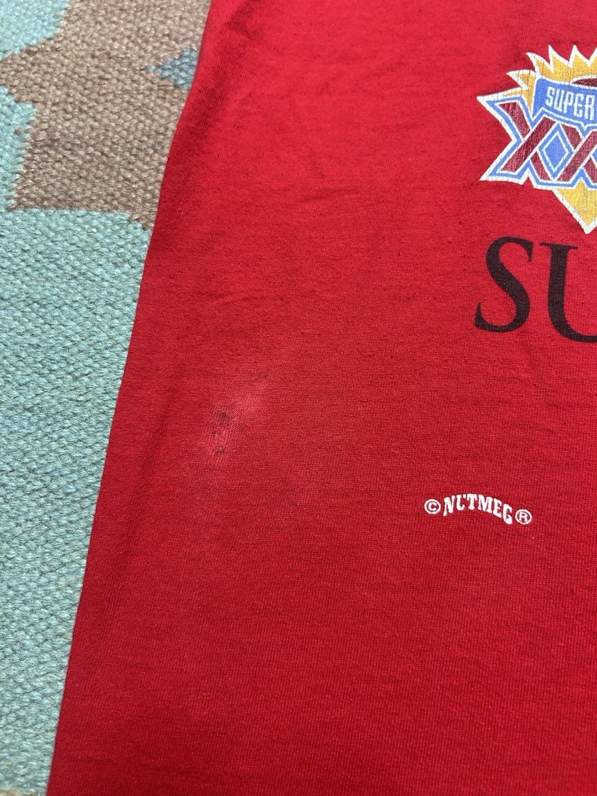 Vintage Vintage 90s t shirt San Francisco 49ers Super Bowl champs XL Size US XL / EU 56 / 4 - 2 Thumbnail