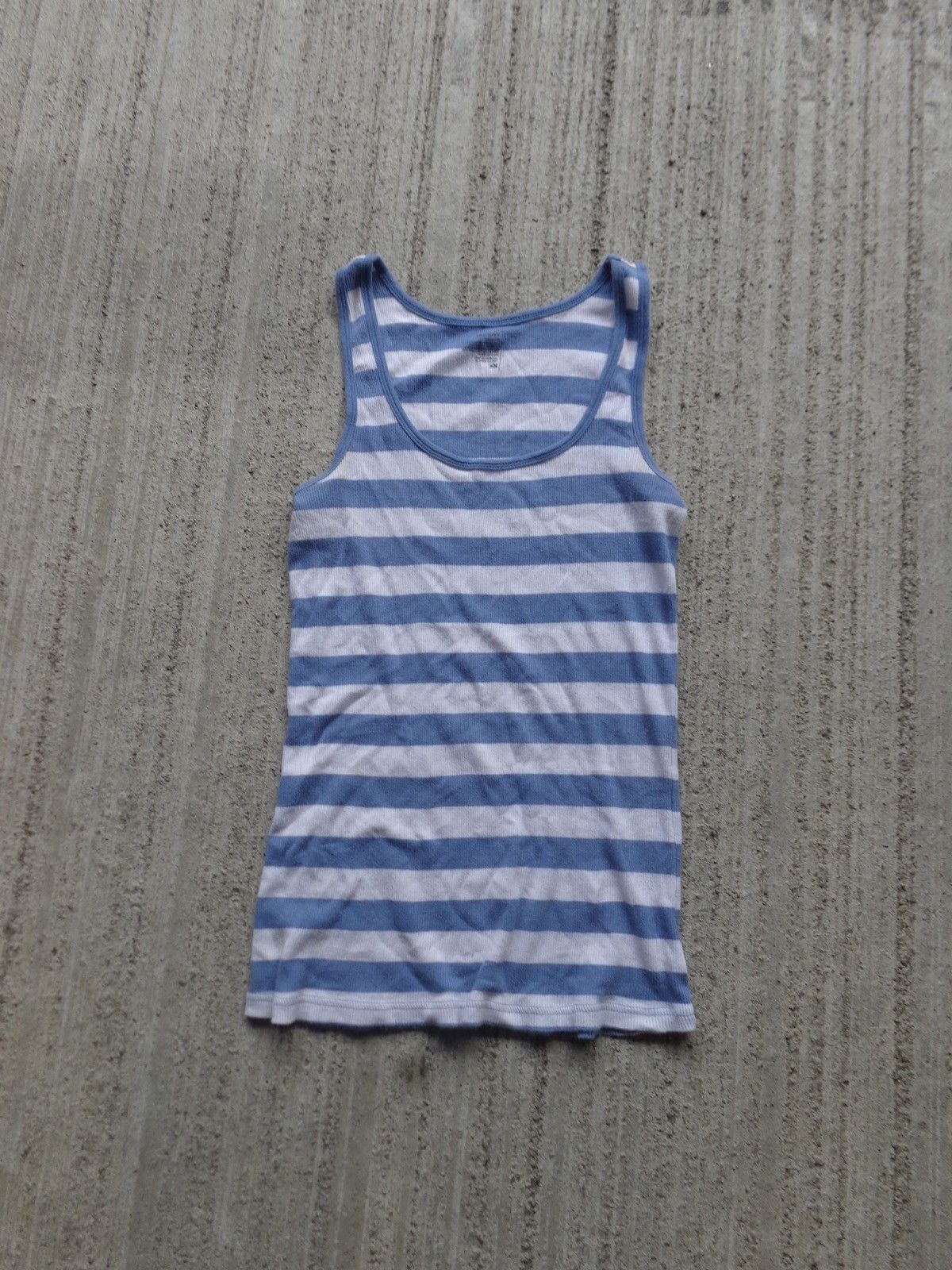 Polo Ralph Lauren × Vintage Blue and white striped wife beater tank top Size US L / EU 52-54 / 3 - 2 Thumbnail