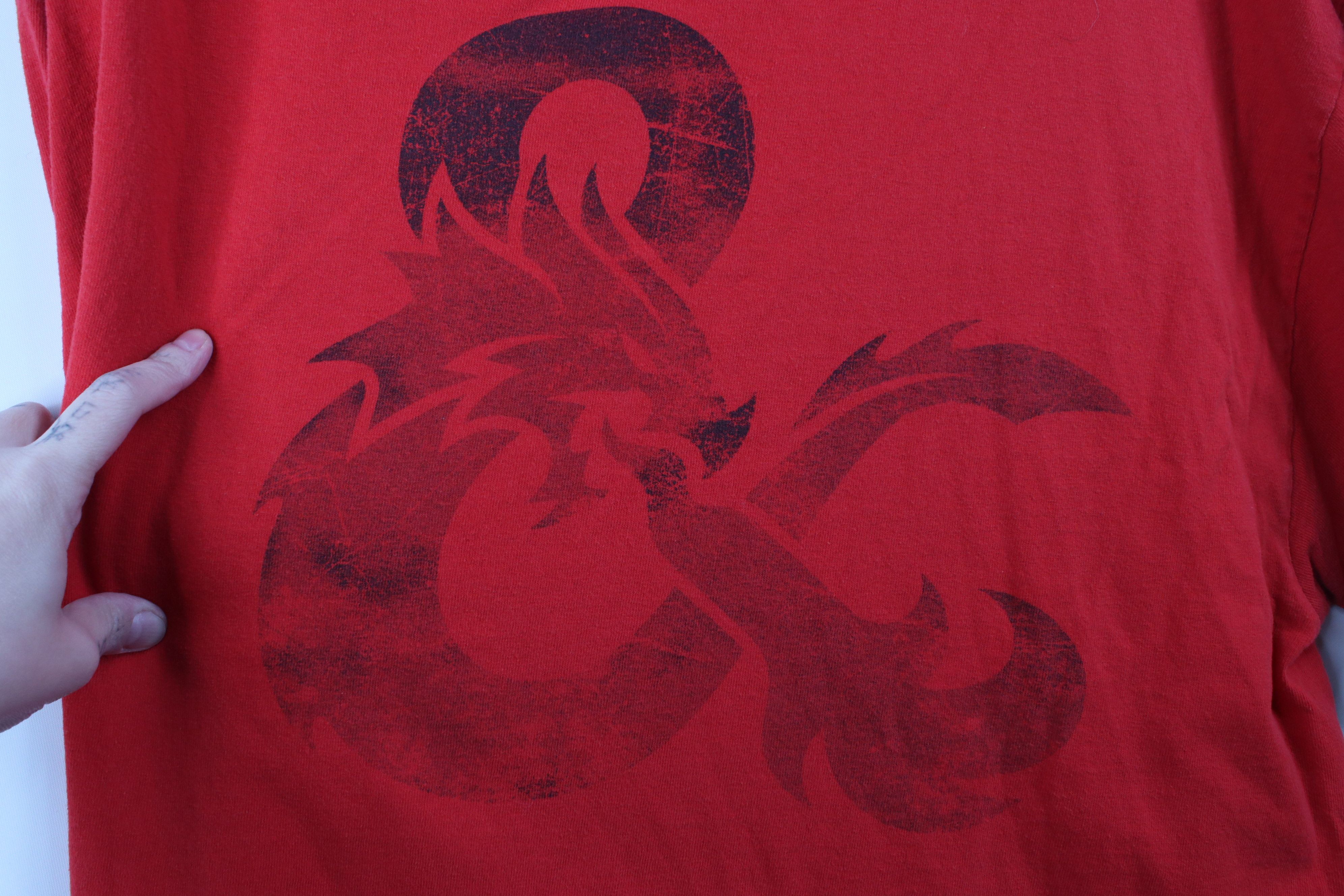 Vintage Vintage 90s Y2K Dungeons and Dragons Short Sleeve T-Shirt Size US XL / EU 56 / 4 - 4 Thumbnail