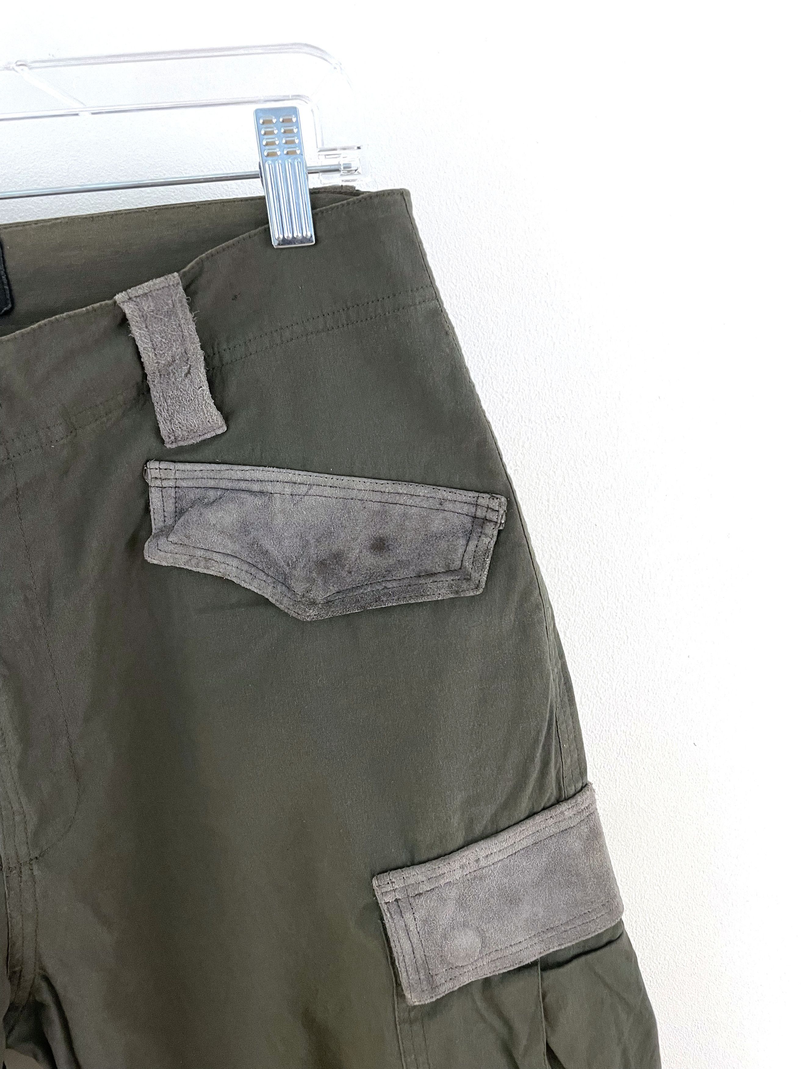 Isamu Katayama Backlash Suede Trim Cargo Pants Size US 32 / EU 48 - 4 Thumbnail