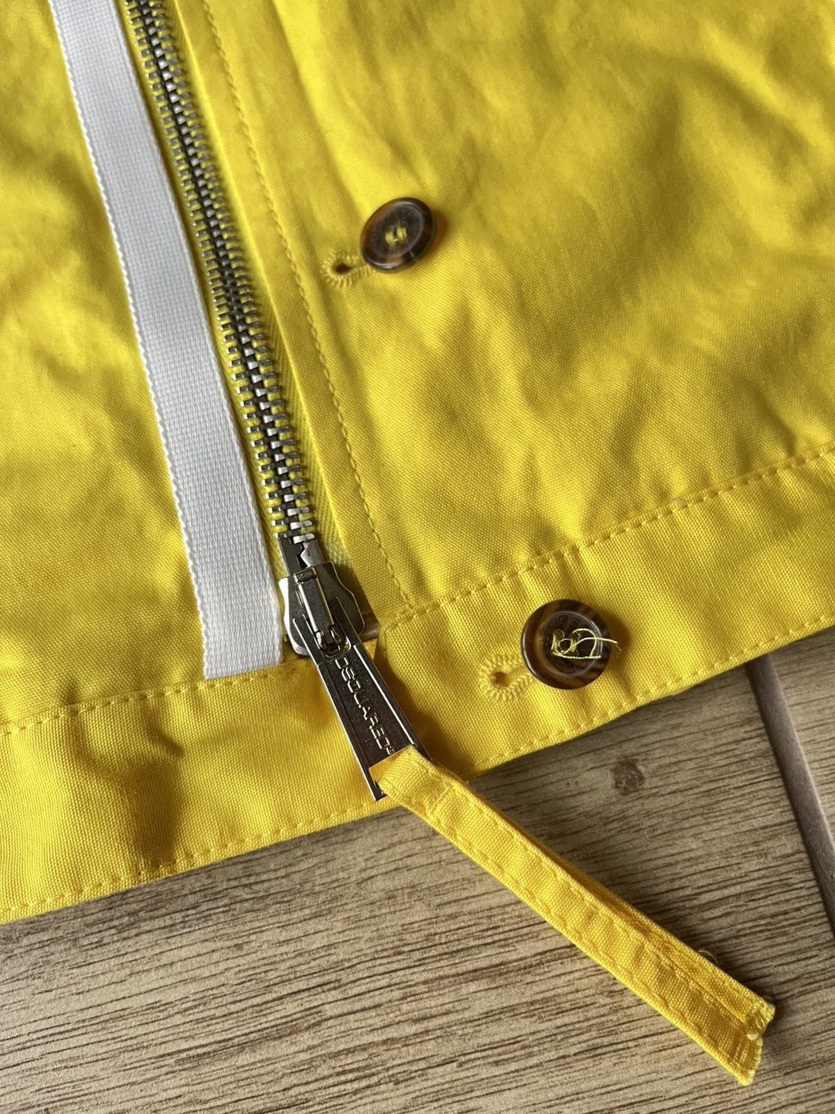 Dsquared2 Dsquared2 Denim Asymmetrical yellow jacket M size Size US M / EU 48-50 / 2 - 5 Thumbnail