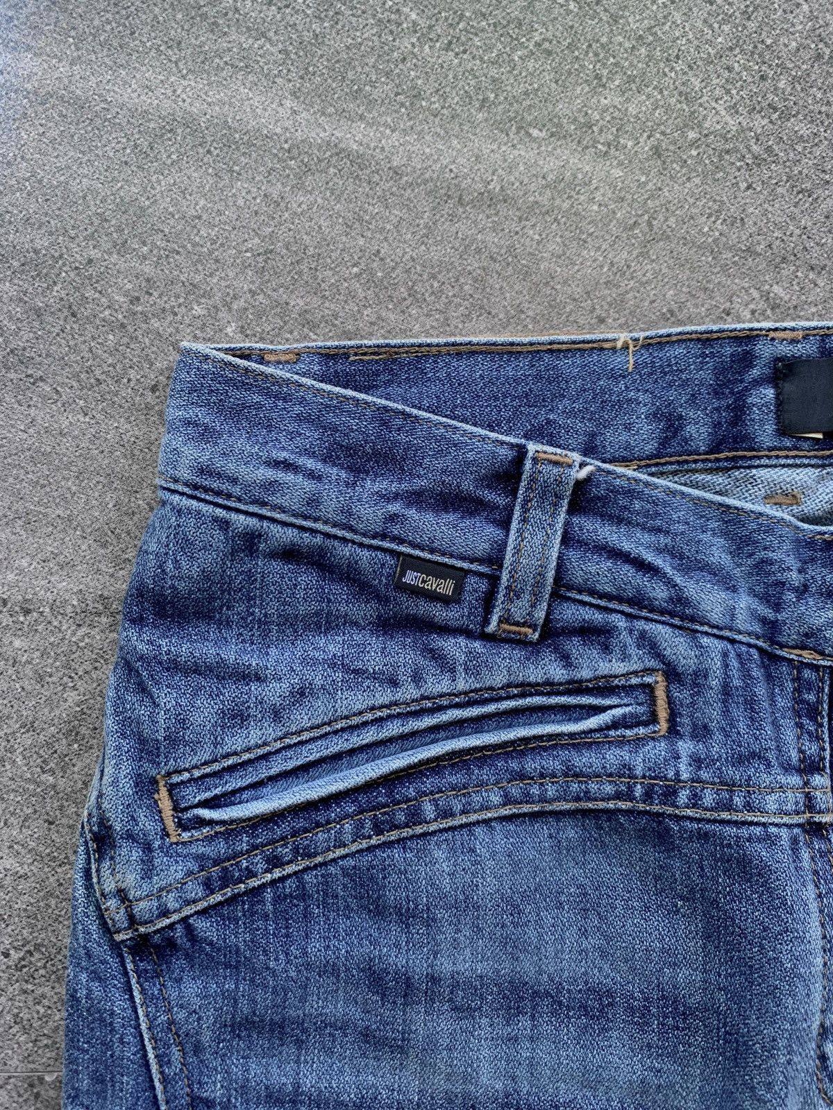 Roberto Cavalli FREE TAX! Just Cavalli Flared Denim Jeans Size US 28 / EU 44 - 12 Thumbnail