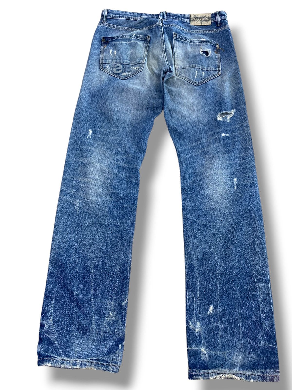 Desigual Desigual Brand Distressed Patchwork Style Loose Jeans Size US 34 / EU 50 - 3 Thumbnail