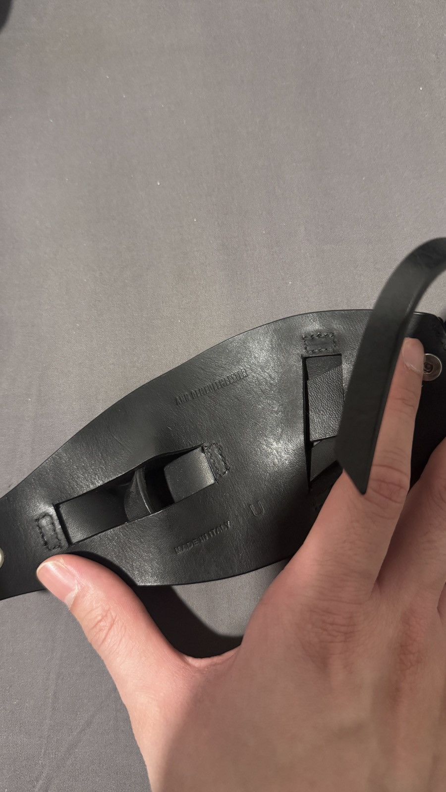 Ann demeulemeester Leather bracelett