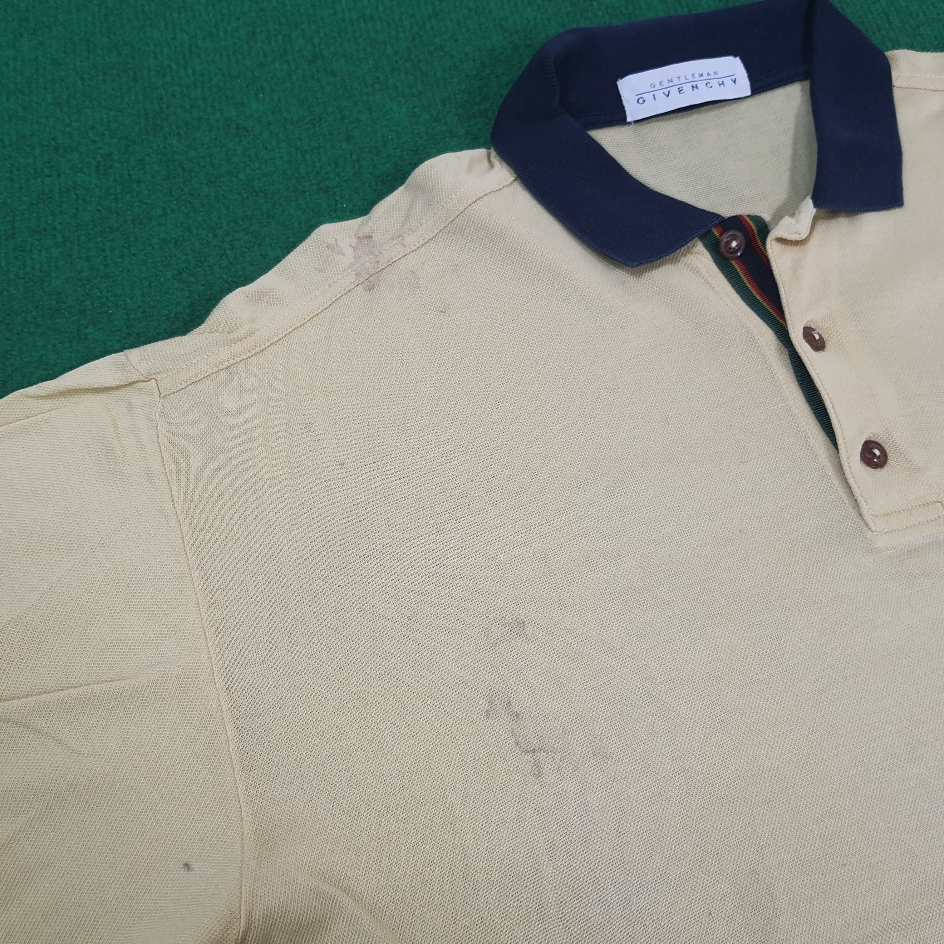 Givenchy × Vintage Vintage Givenchy Designer Polo Shirt Size US XL / EU 56 / 4 - 4 Thumbnail