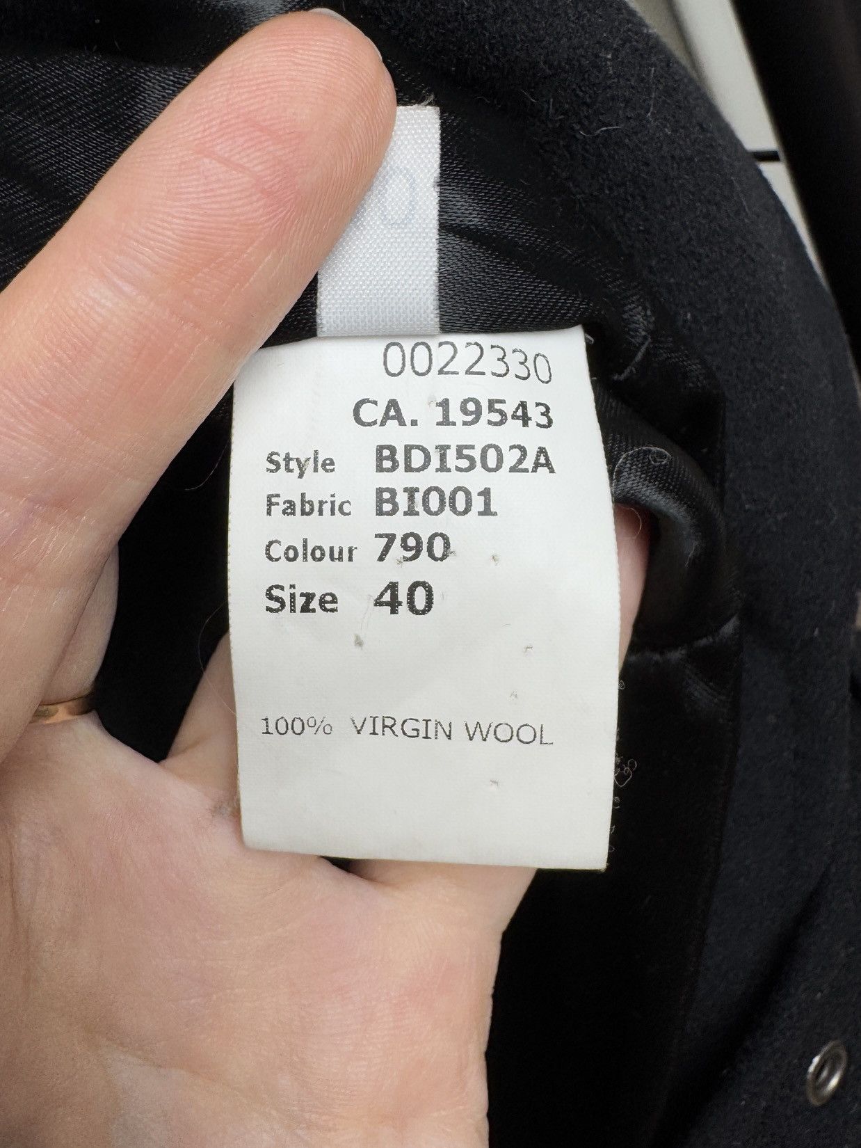Antonio Berardi Antonio Berardi Virgin Wool Black long asymmetrical coat 40 Size S / US 4 / IT 40 - 13 Thumbnail
