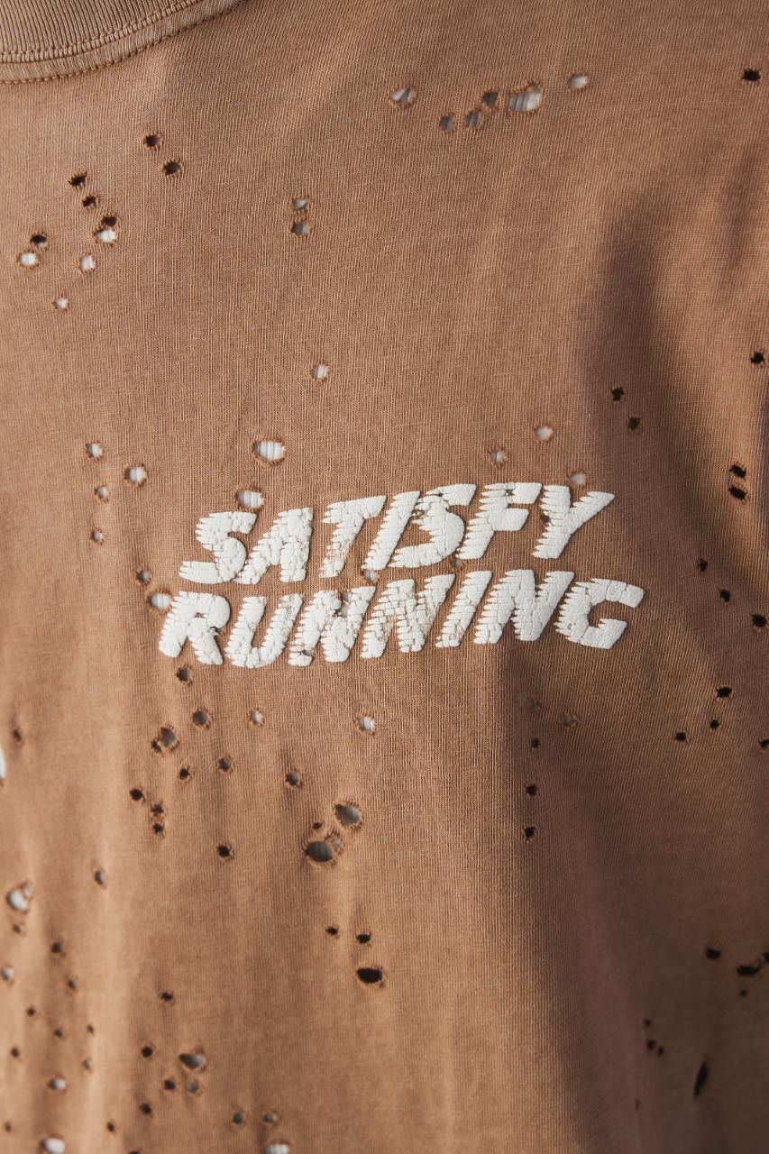 Satisfy Satisfy MothTech™ Distressed Cotton-Jersey T-Shirt Size US S / EU 44-46 / 1 - 7 Thumbnail