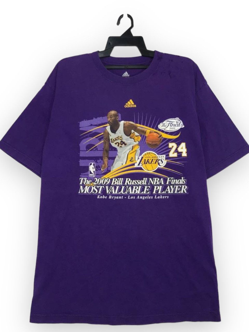 NBA × Vintage Rare Kobe Bryant 2009 Bill Russell Most Valuable Player mvp Size US XL / EU 56 / 4 - 1 Thumbnail