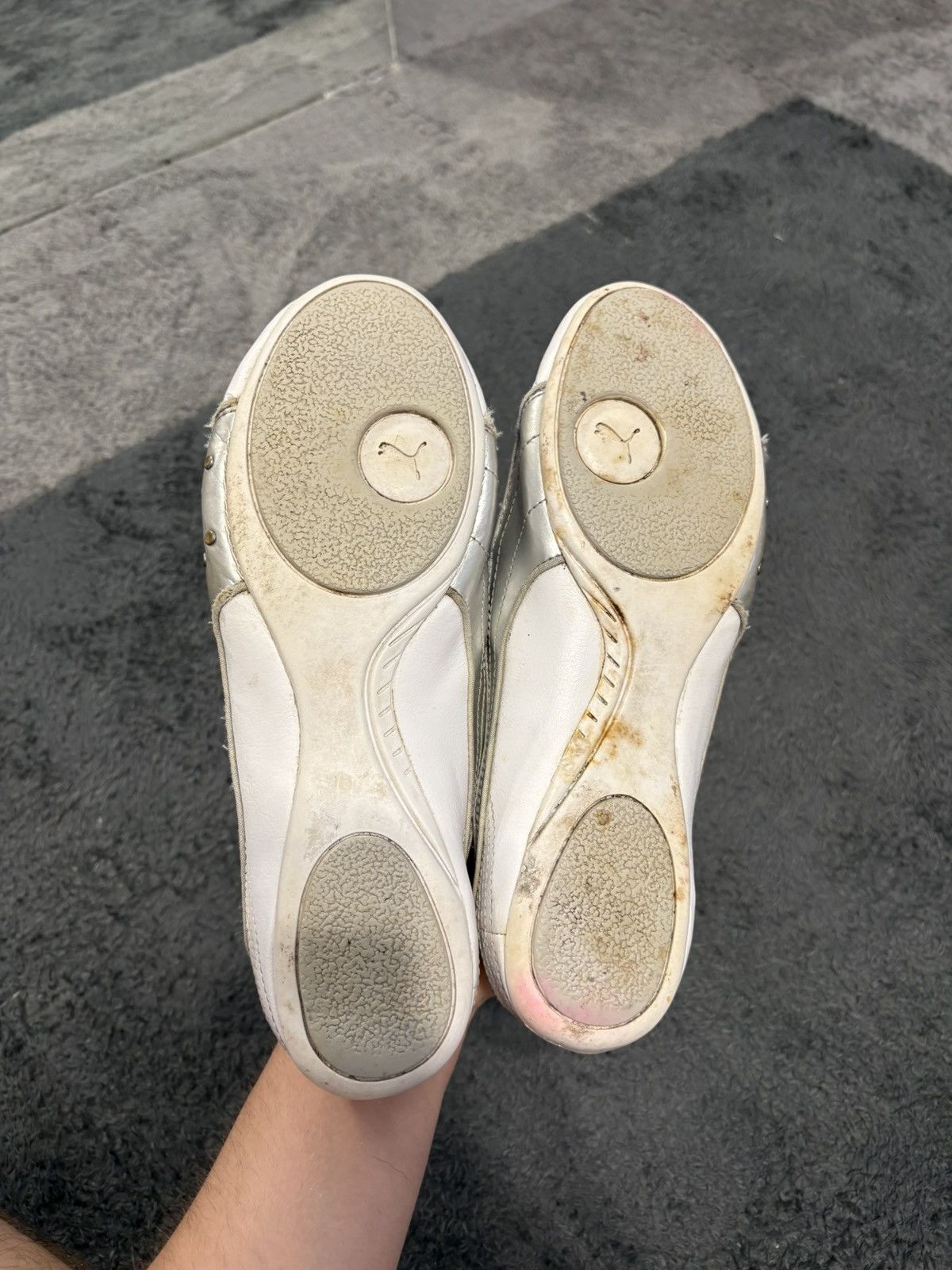 Jil Sander × Puma RARE Vintage Puma Speedcat Y2K Studded Logo Shoes Size US 9 / IT 39 - 5 Thumbnail