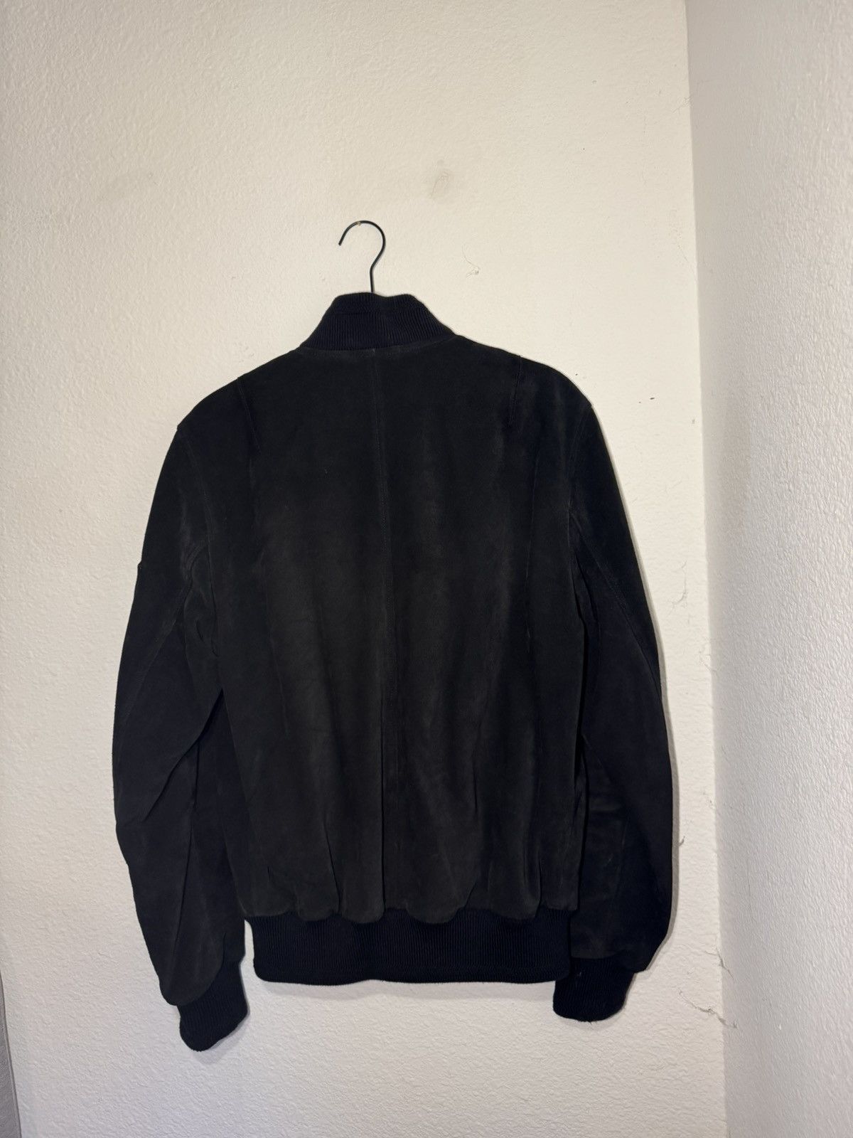Maison Kitsune Black Suede Bomber Size US S / EU 44-46 / 1 - 3 Thumbnail