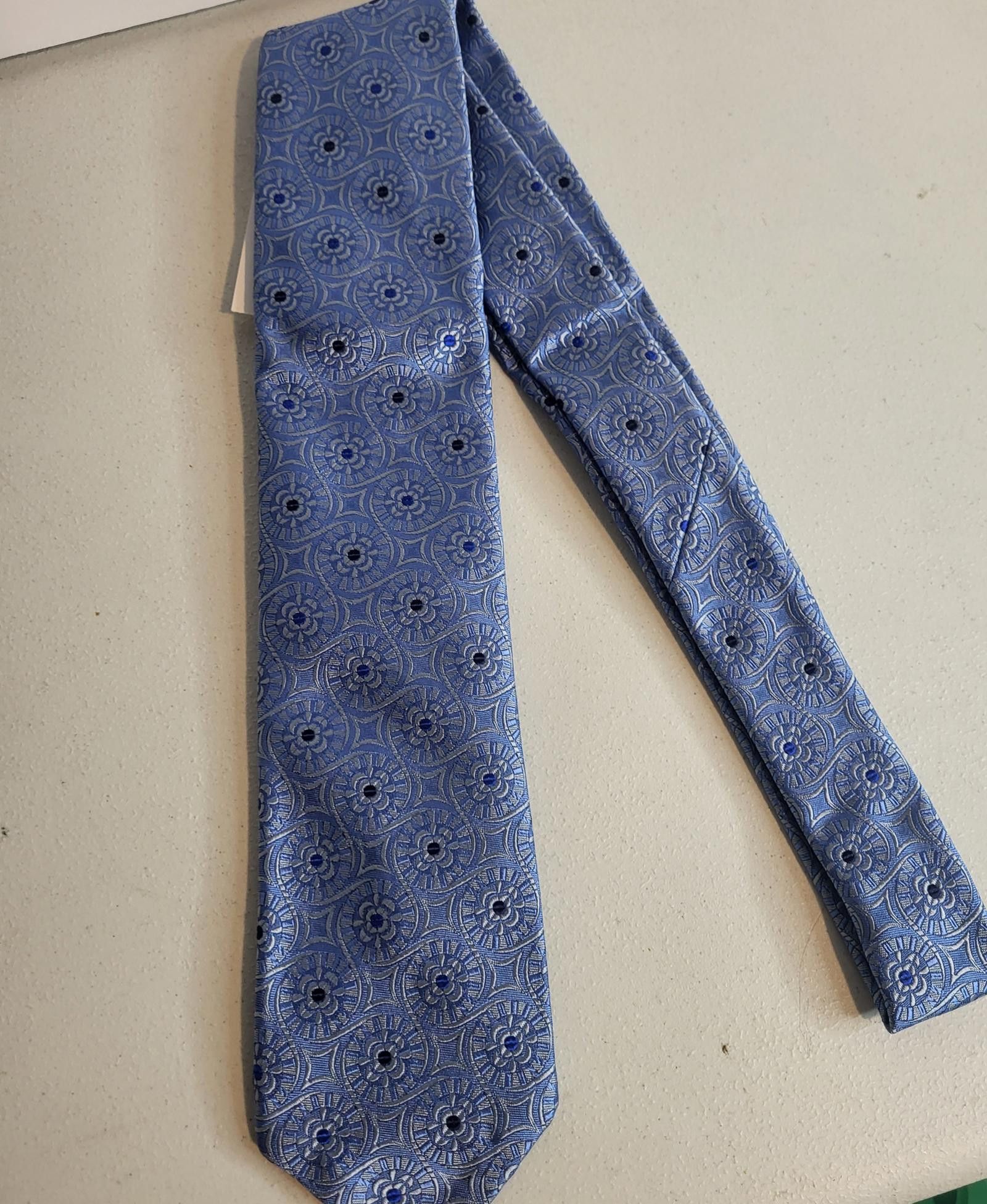 Robert Talbott Robert Talbott Elegant Blue Silk Tie with Intricate Pattern Size ONE SIZE - 4 Thumbnail