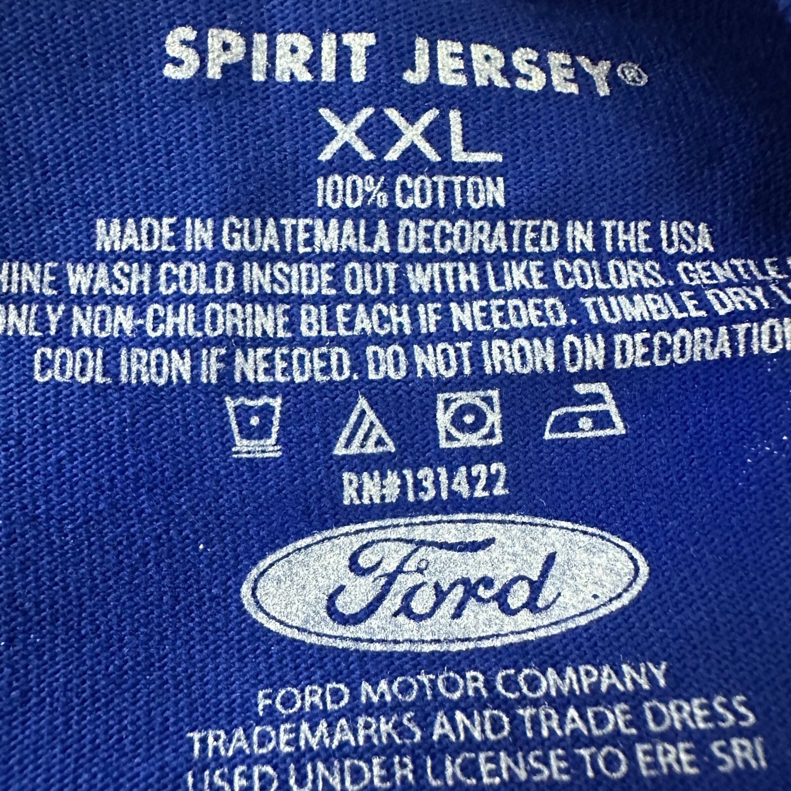Other Ford Spirit Jersey Shirt Men XXL Blue Cotton Long Sleeve New Size US XXL / EU 58 / 5 - 6 Thumbnail