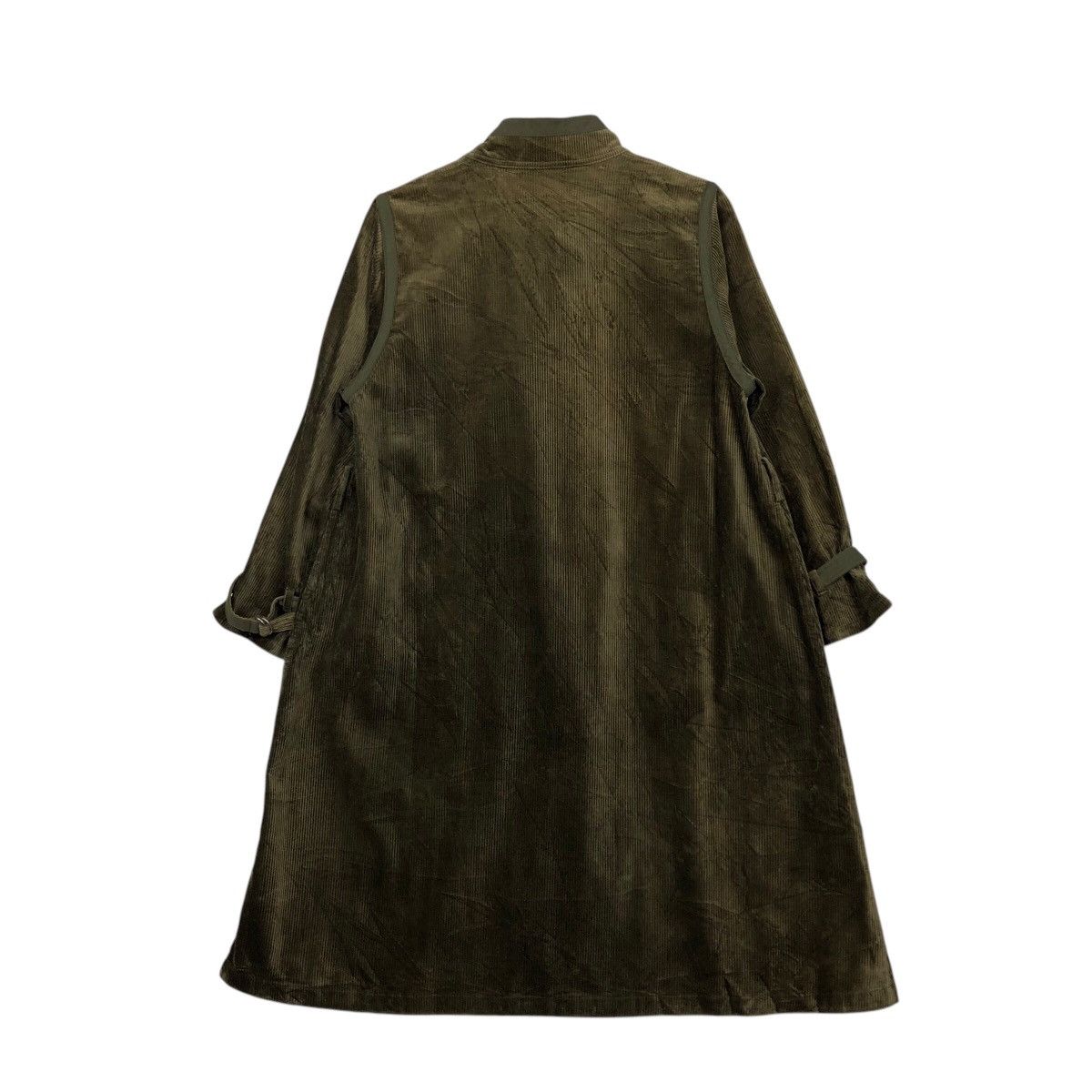 Issey Miyake 📌Vintage Long Jacket Corduroy Rain Pearl Hidden Collar Size US M / EU 48-50 / 2 - 10 Thumbnail