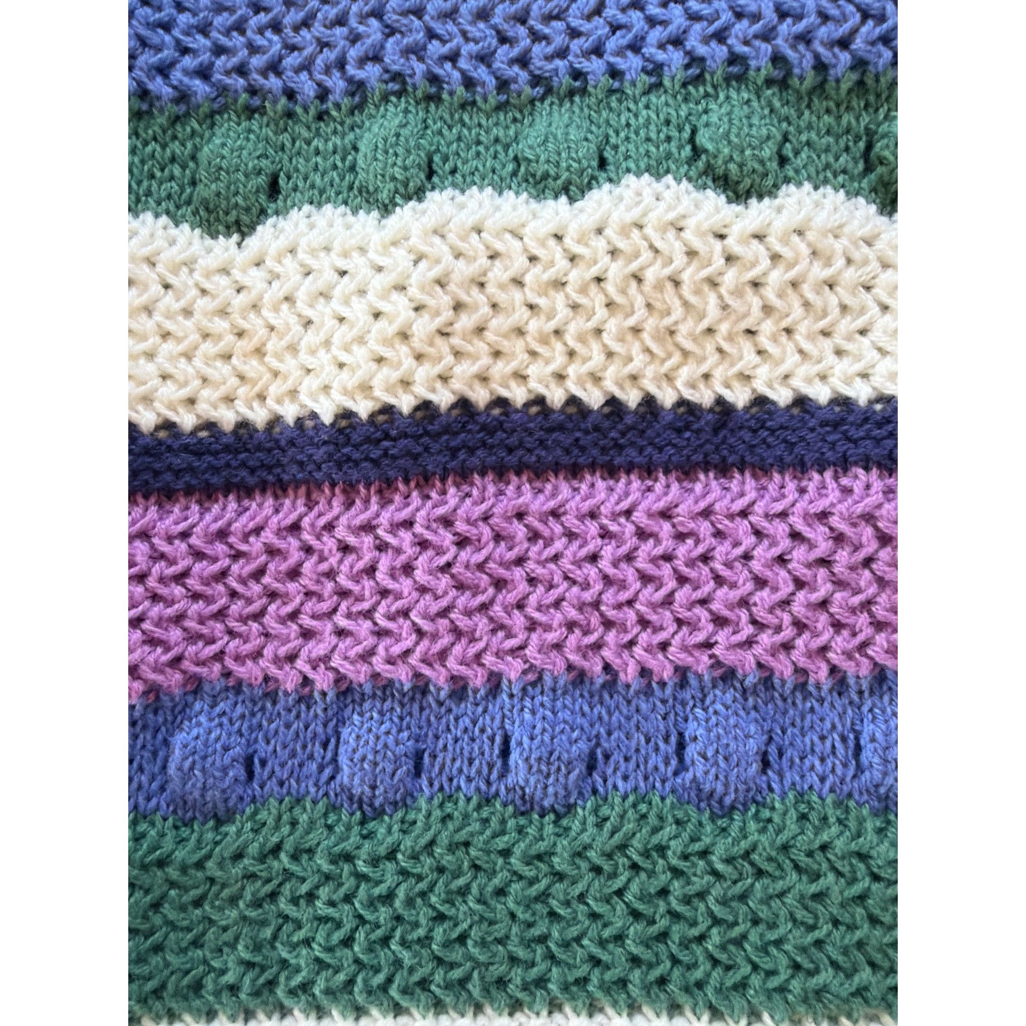 Marine Layer Marine Layer Rory Crochet Vest Cool Stripe Sleeveless Top Kn Size S / US 4 / IT 40 - 10 Thumbnail