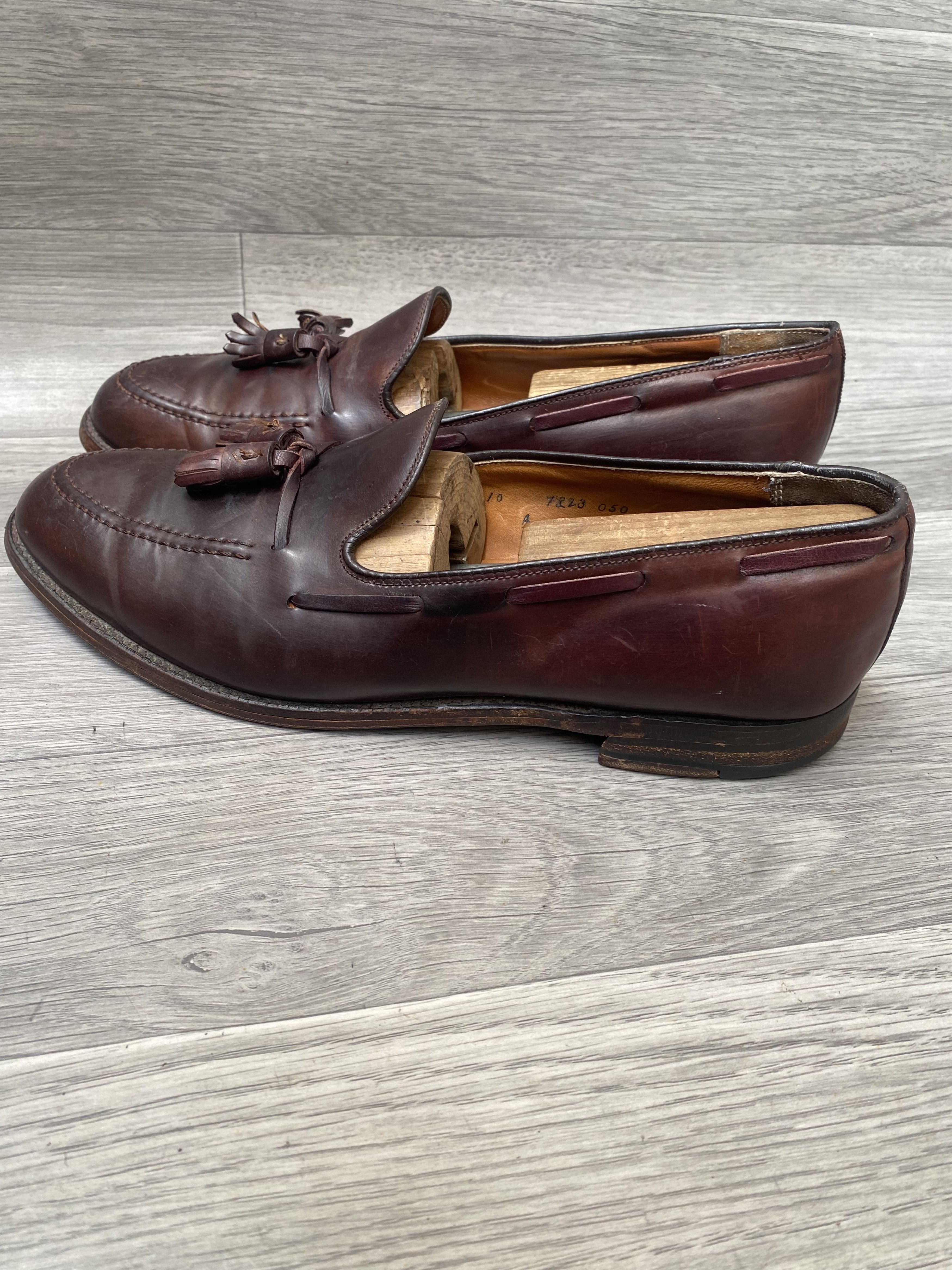 Alden Alden tassel loafers shell cordovan brown shoes sz10A/C Size US 10 / EU 43 - 6 Thumbnail