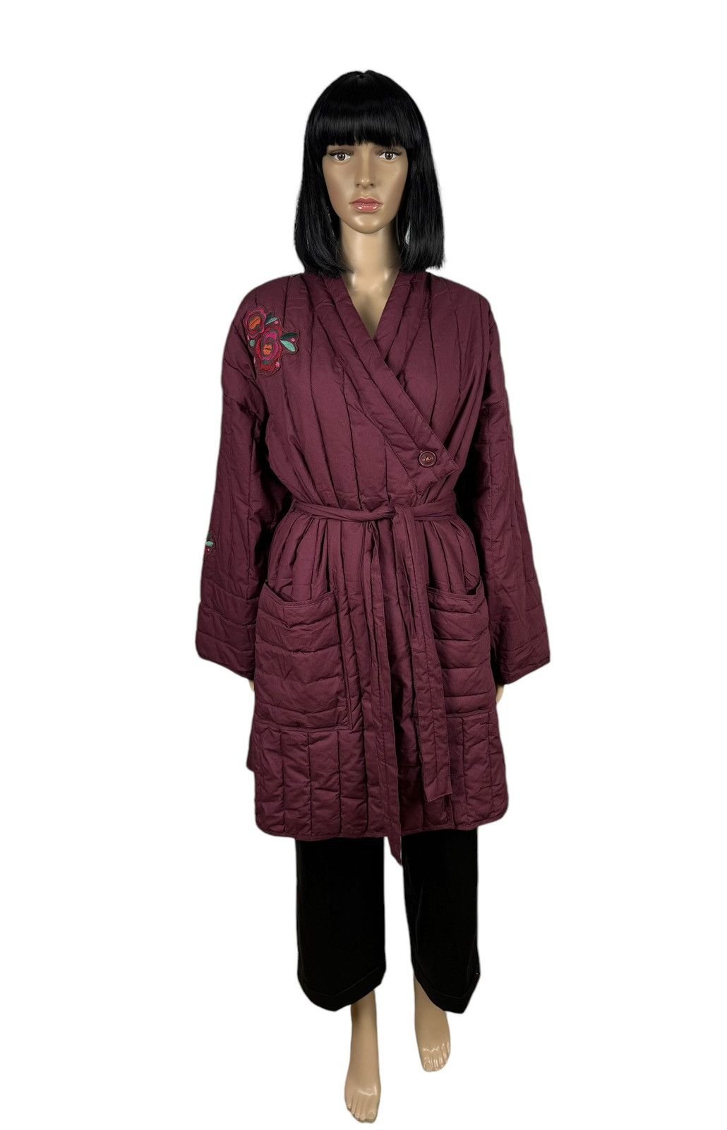 Gudrun Sjoden Gudrun Sjoden Qulted Coat Kimono Belted size M Size M / US 6-8 / IT 42-44 - 3 Thumbnail