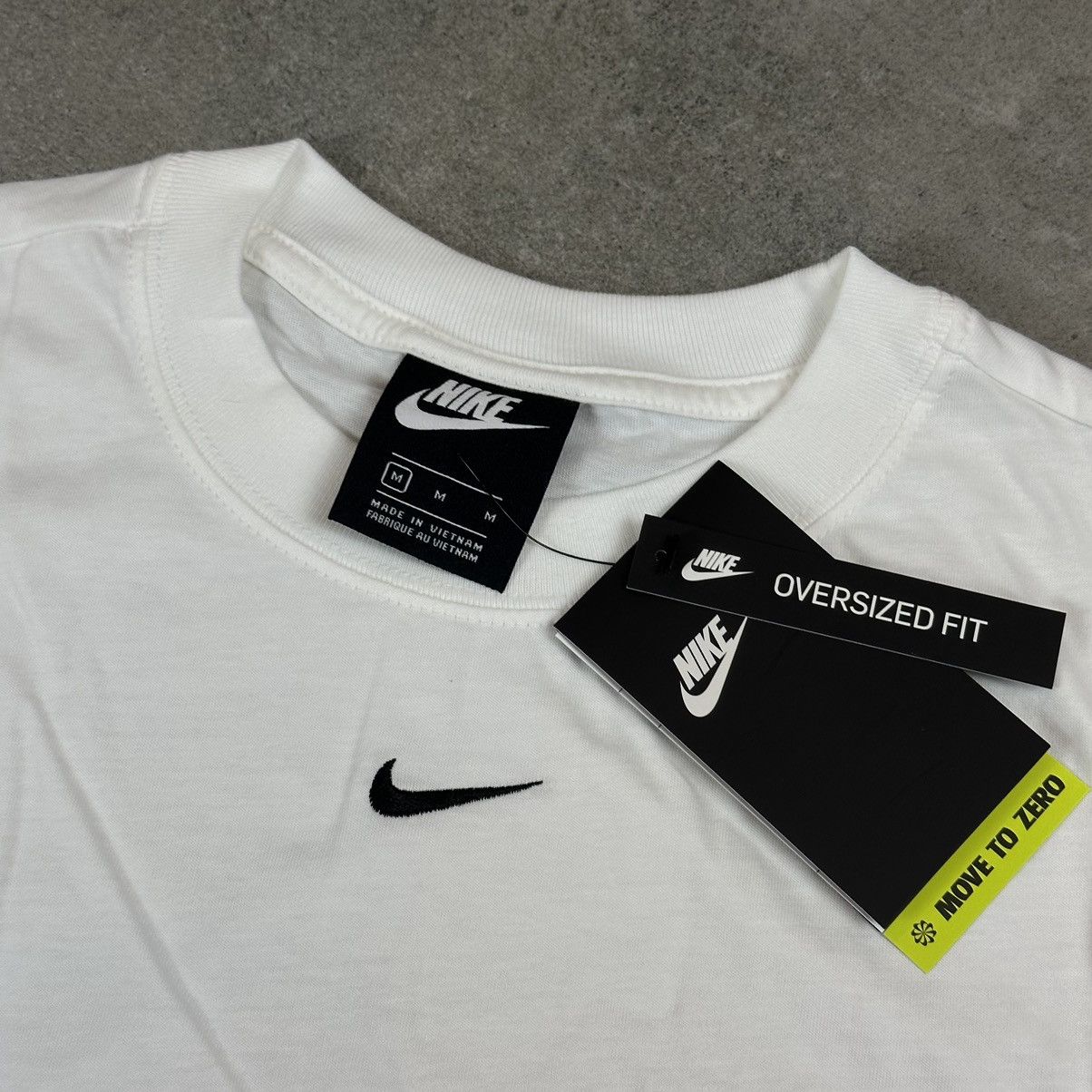 Nike Nike central swoosh white M streetwear drill uk Size US M / EU 48-50 / 2 - 2 Thumbnail