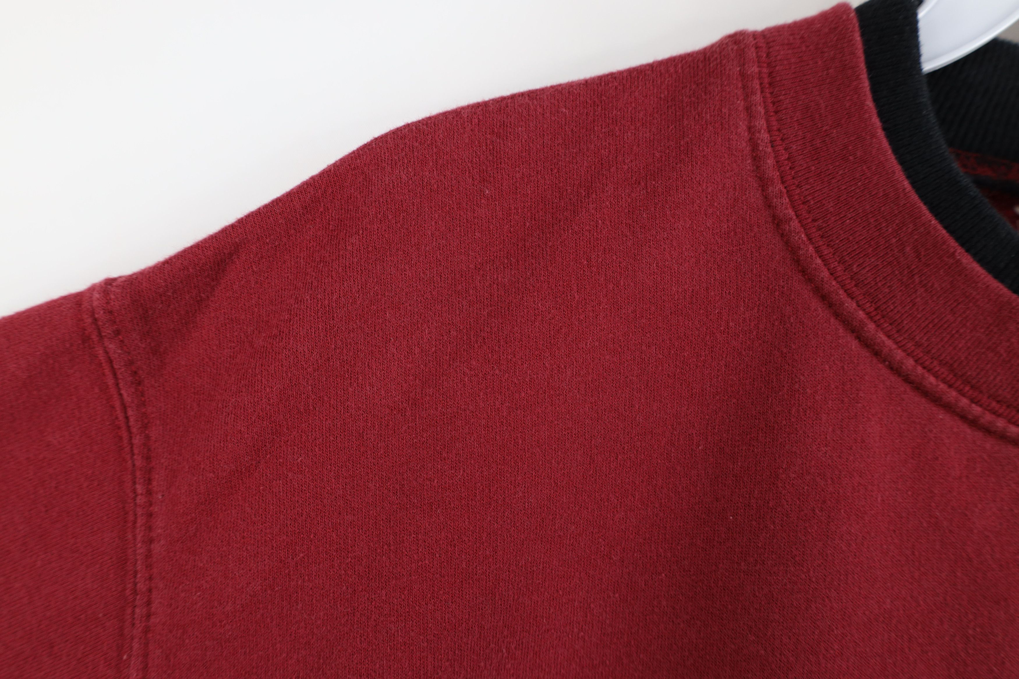 Vintage Vintage 90s Streetwear Sequin Butterfly Sweatshirt Red Size L / US 10 / IT 46 - 6 Thumbnail