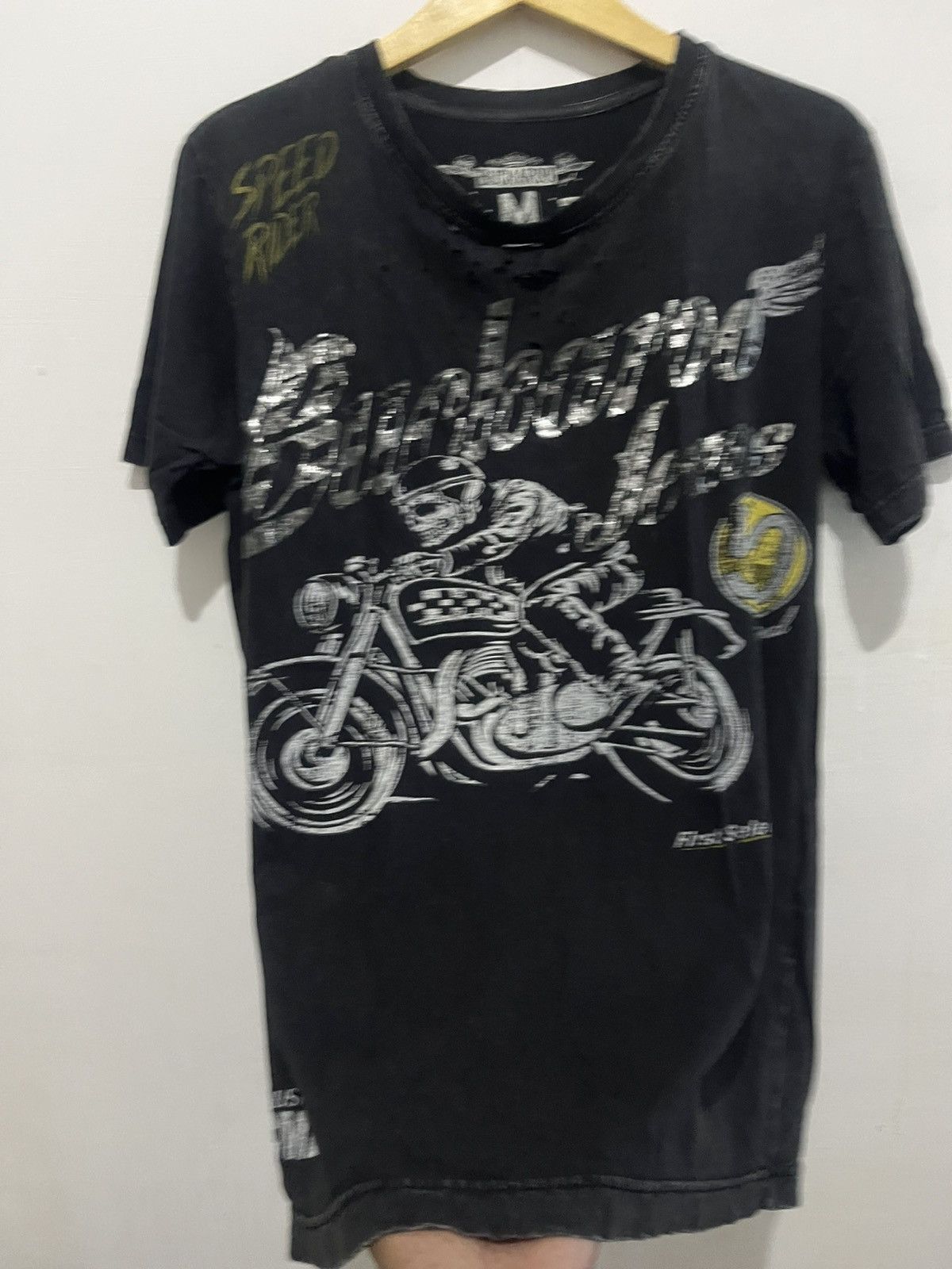 If Six Was Nine Motorcycle Skull Buckaroo T-Shirt Size US M / EU 48-50 / 2 - 6 Thumbnail
