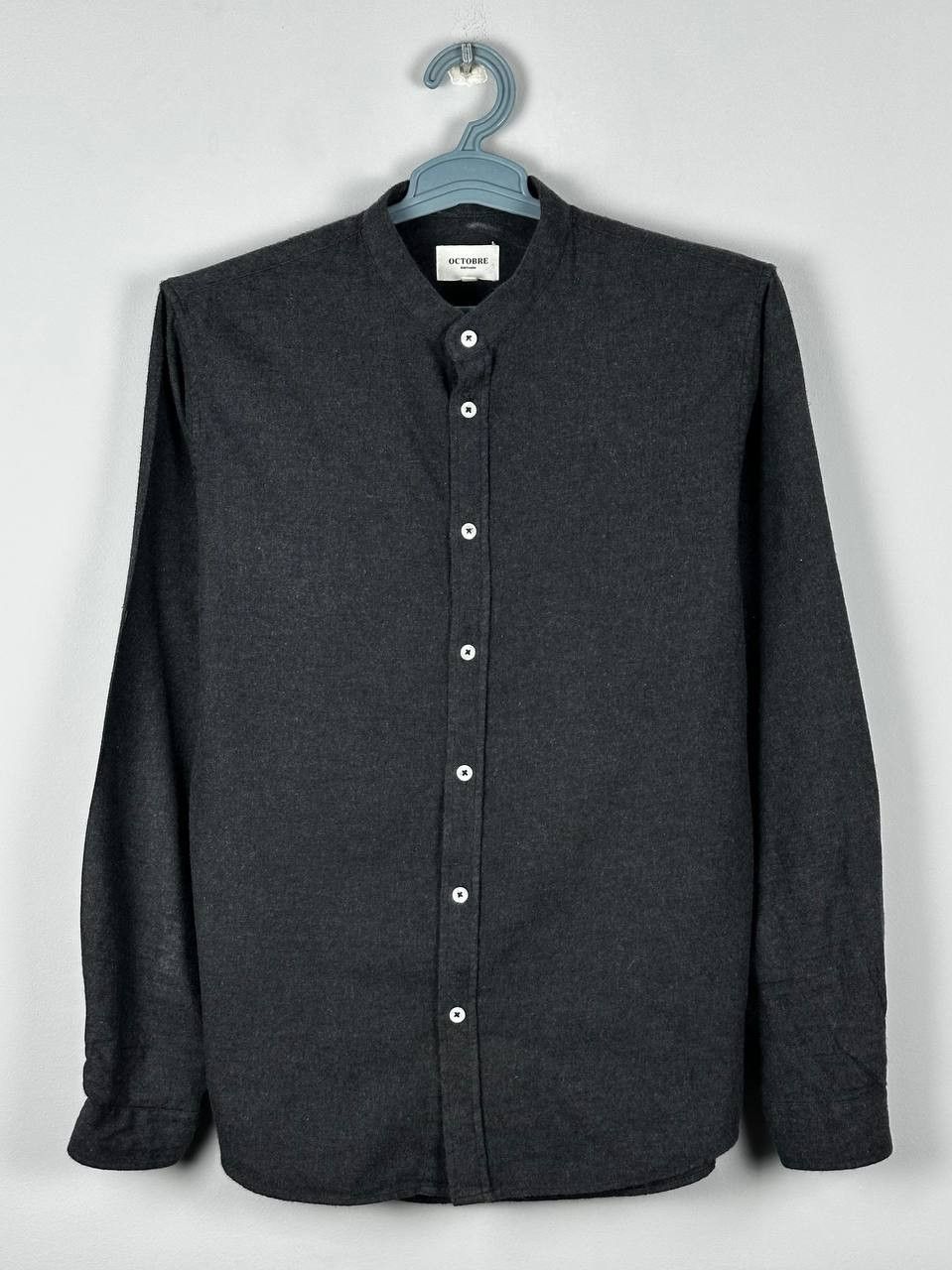 Other Octobre Editions Casual Grey Cotton Shirt Size US L / EU 52-54 / 3 - 1 Thumbnail