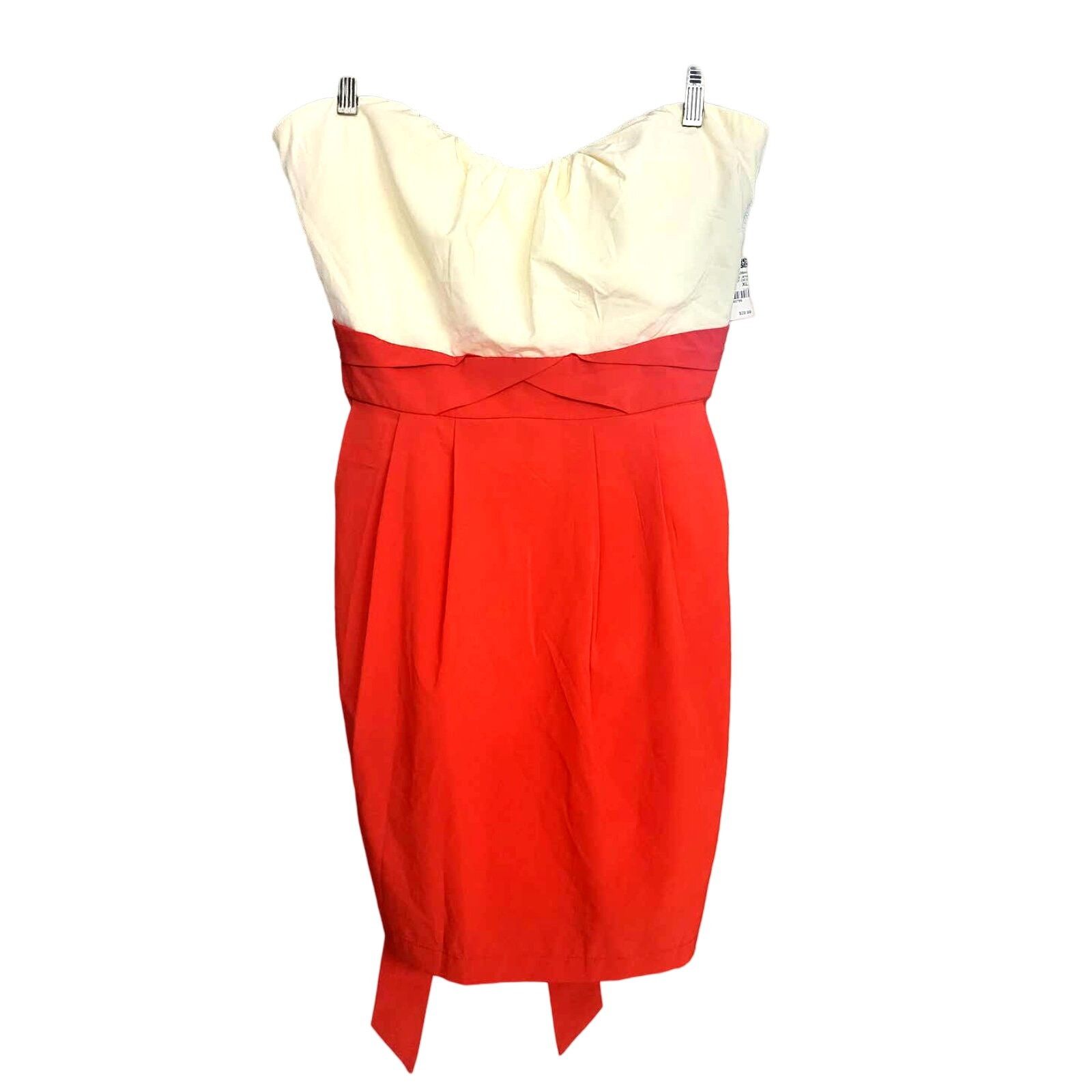 Other Charlotte Russe Cream & Red Strapless Sweetheart Dress - XL Size XL / US 12-14 / IT 48-50 - 1 Thumbnail