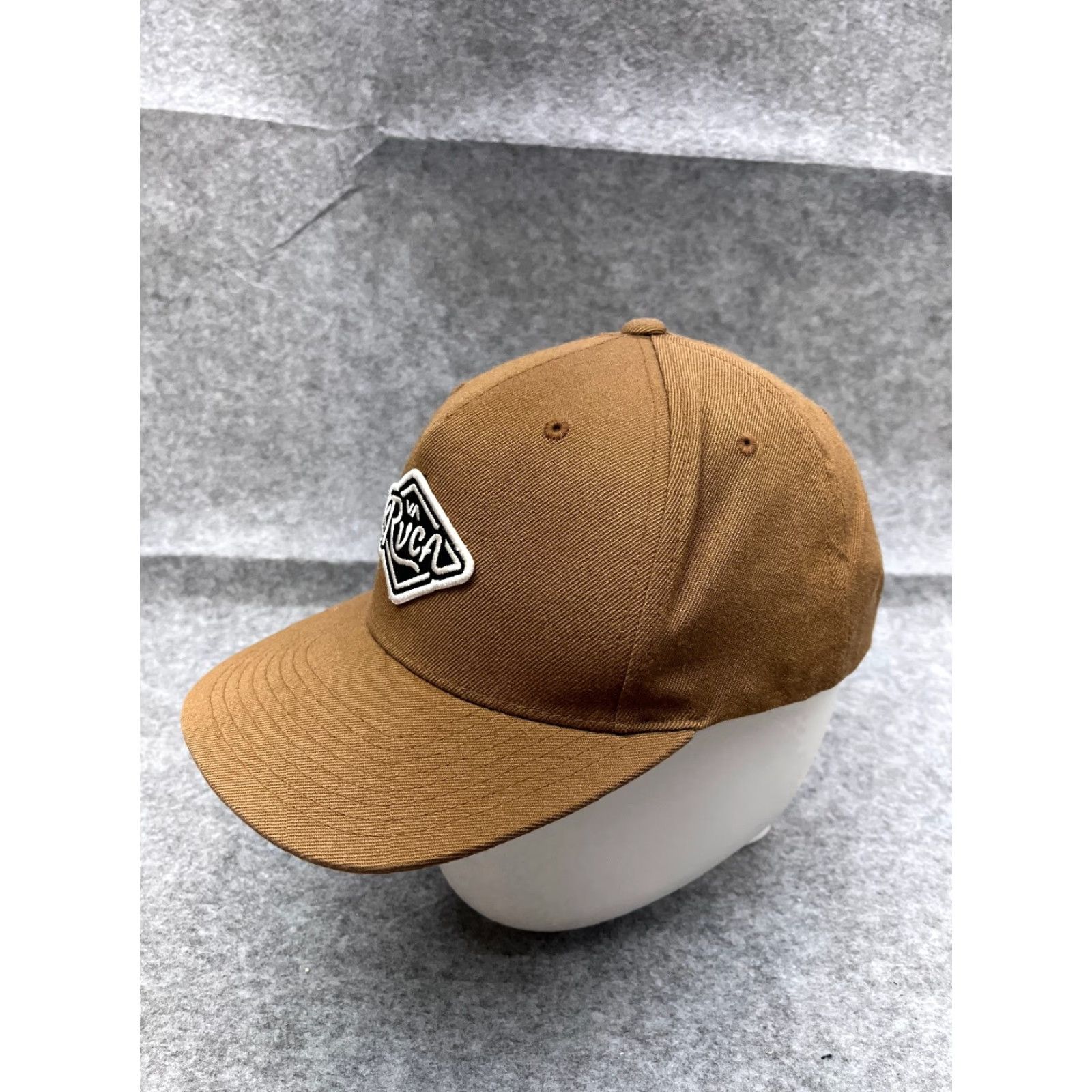 RVCA RVCA Hat Cap Snap Back Adult One Size Brown Embroidered Acrylic Wool Blend Twill Skate Beach Outdoor Men Size ONE SIZE - 4 Thumbnail