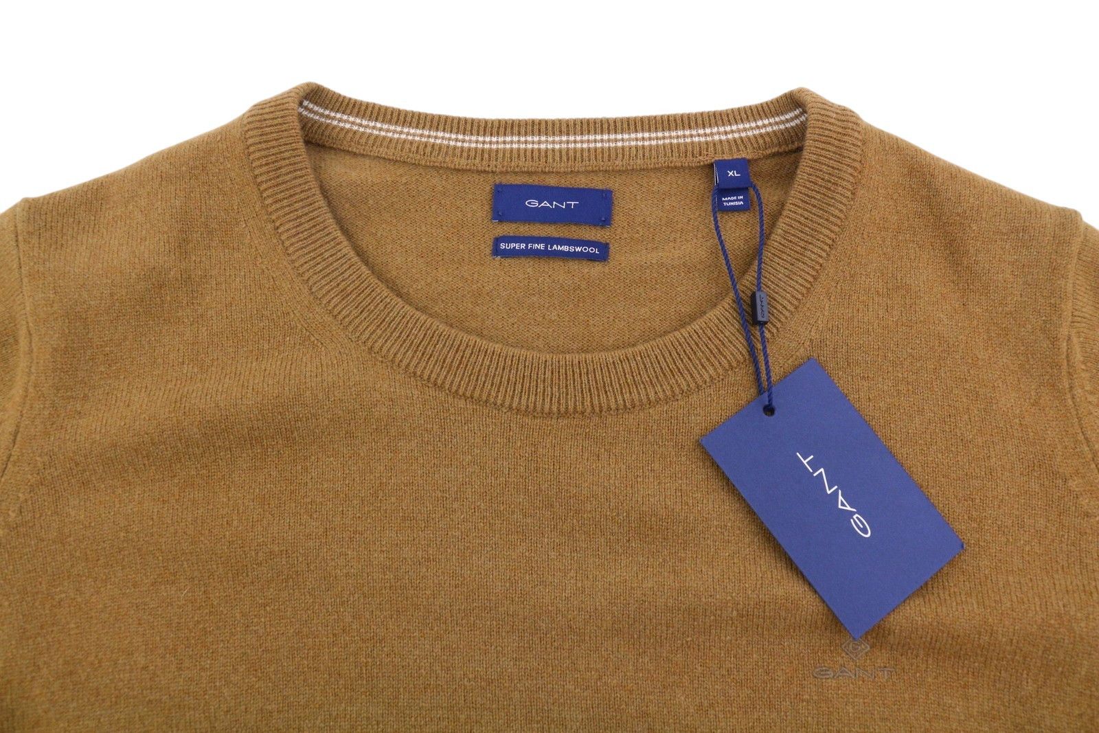 Gant SUPER FINE LAMBSWOOL XL Roasted Walnut Knit 88078 Size XL / US 12-14 / IT 48-50 - 5 Thumbnail