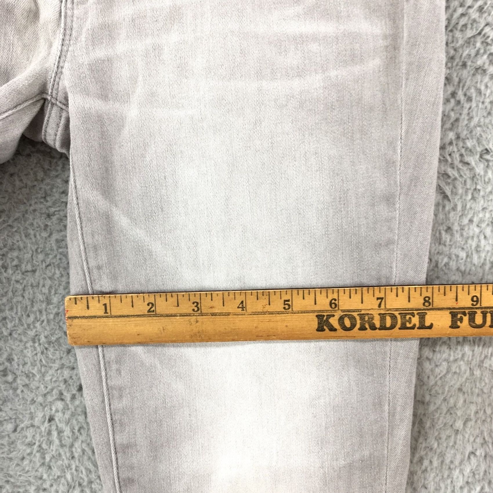 J.Crew J.Crew Stretch Skinny Jeans Women - 26 Grey Low Rise Zip Fly Button - 5 Pocket - Retored Size 26" / US 2 / IT 38 - 6 Thumbnail