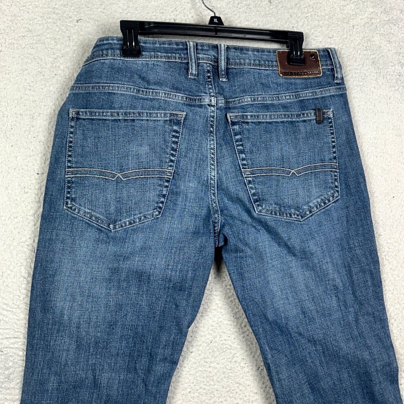 Buffalo David Bitton Buffalo David Bitton Jackson X Jeans Mens 34X32 Blue Straight Leg Jeans EUC Size US 34 / EU 50 - 2 Thumbnail