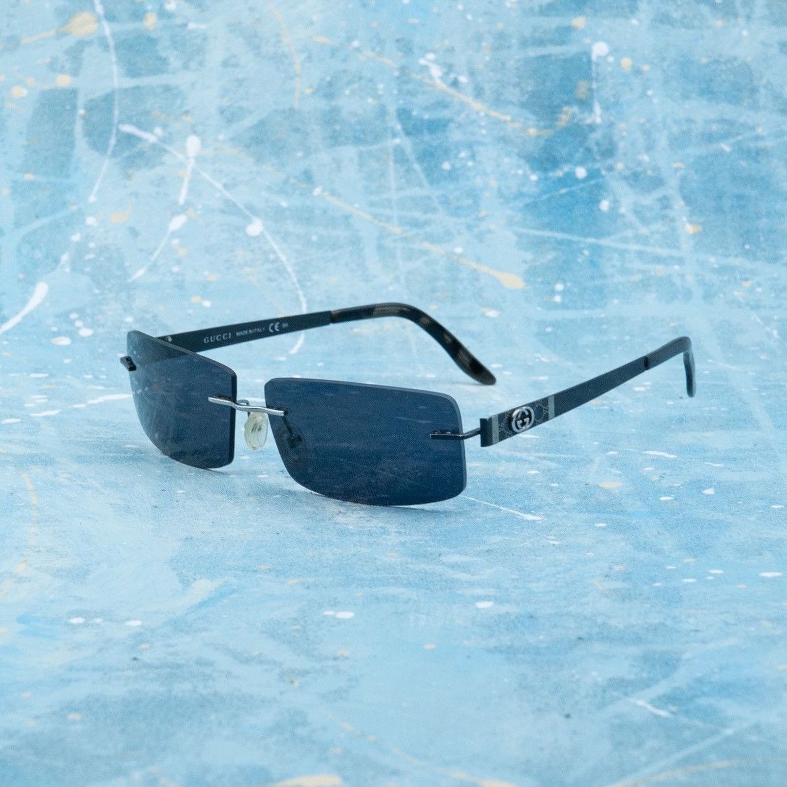 Vintage NOS 70s vintage BARUFFALDI shield visor sunglasses 