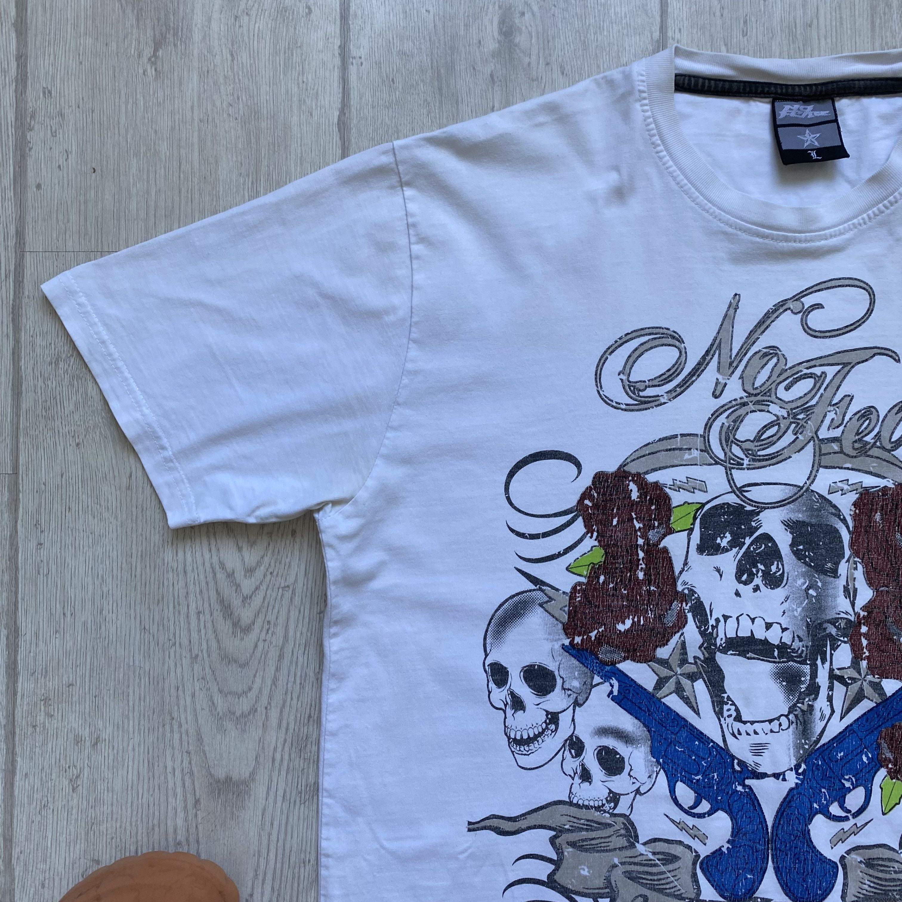 No Fear Vintage NO Fear tee big logo Y2K Topout Ed Hardy Affliction Size US M / EU 48-50 / 2 - 5 Thumbnail