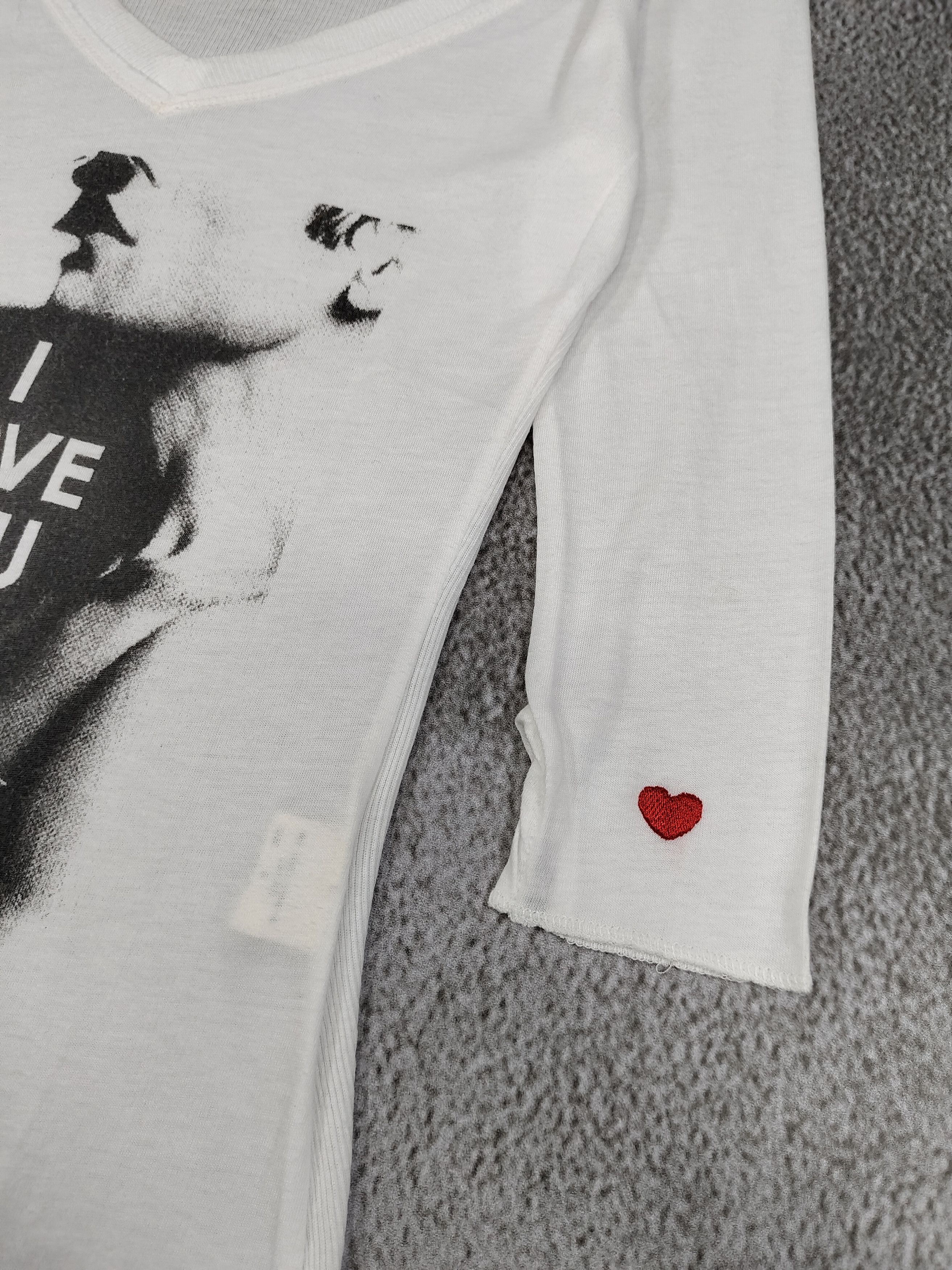 Japanese Brand 2000s Spiral Girl 🇯🇵 I Love You Body Y2K Punk Sexy Graphic Size M / US 6-8 / IT 42-44 - 5 Thumbnail