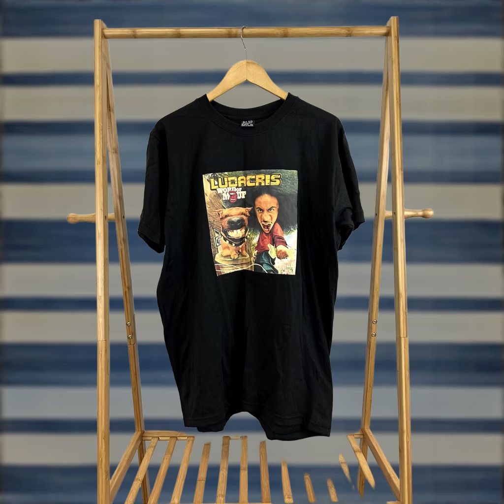 Vintage VTG Ludacris Word Of Mouf Rap Tee Hip Hop Black T-Shirt 2XL Mens Shirt Promo Size US XXL / EU 58 / 5 - 1 Thumbnail
