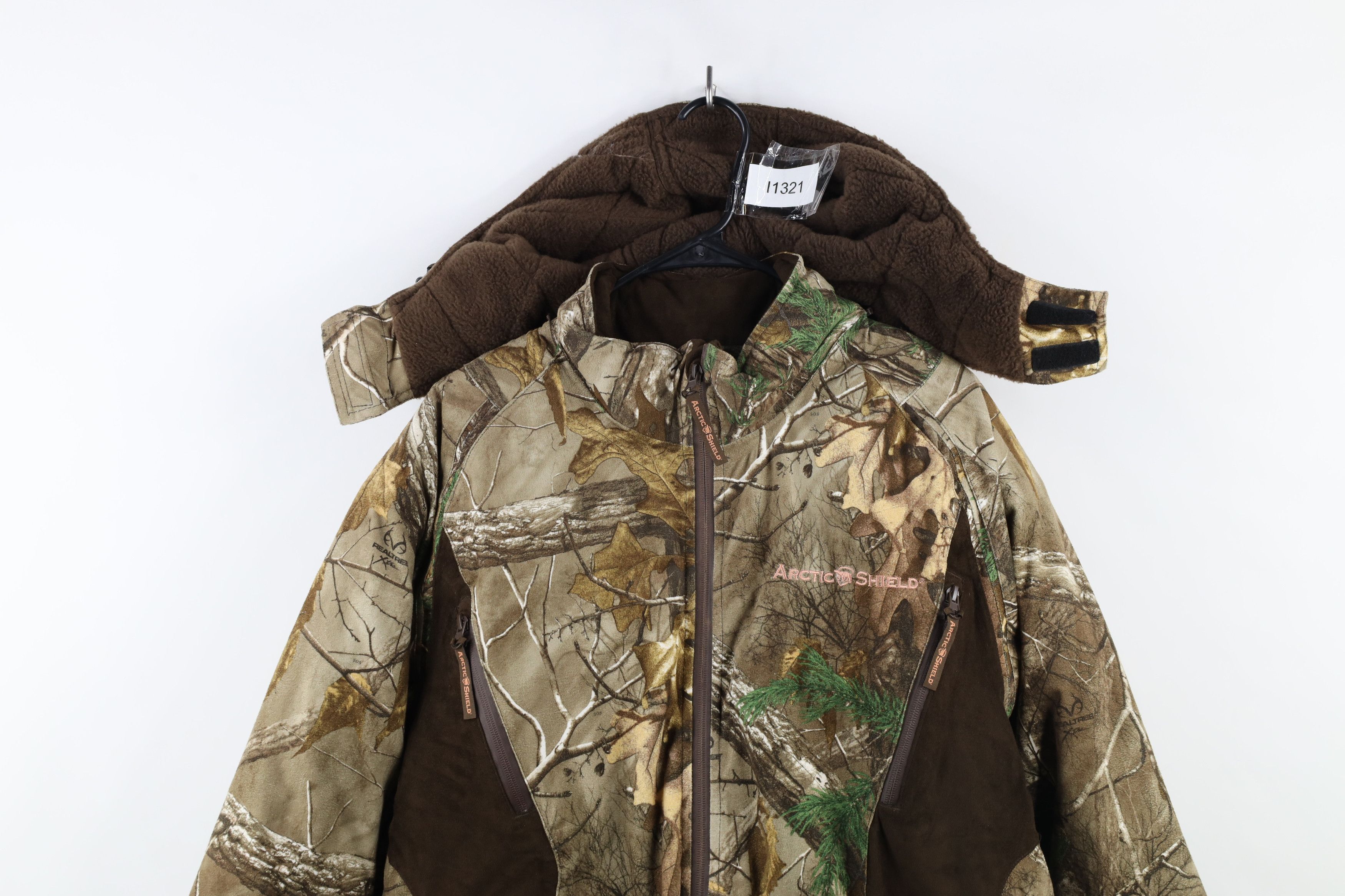 Vintage Vintage Y2K Streetwear Camouflage Hooded Puffer Jacket Size L / US 10 / IT 46 - 2 Thumbnail