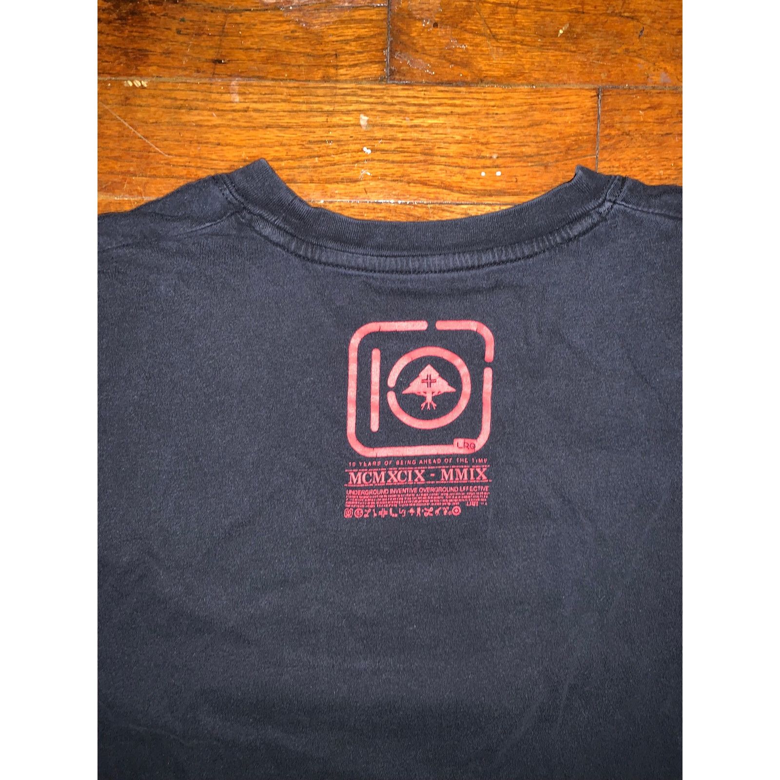 LRG LRG Logo T Shirt Large Black Y2K Skate Streetwear Tee Size US L / EU 52-54 / 3 - 9 Thumbnail