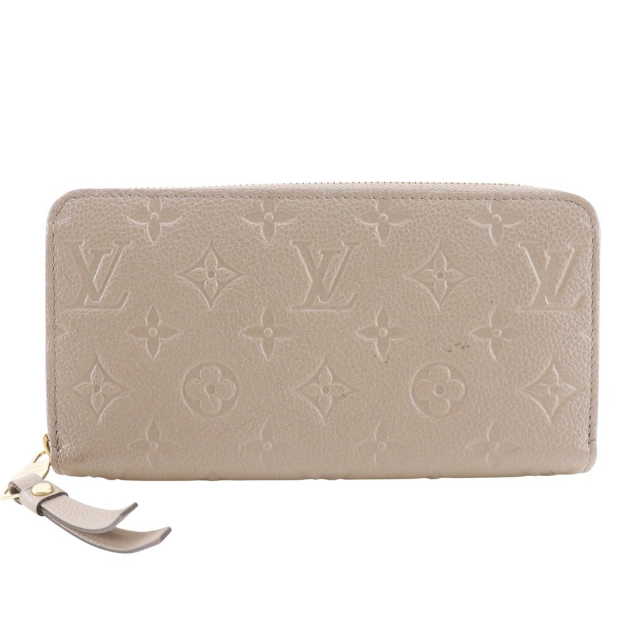 Louis Vuitton Louis Vuitton Zippy Wallet M69034 Monogram Empreinte Tourterelle Gray Unisex Size ONE SIZE - 1 Thumbnail