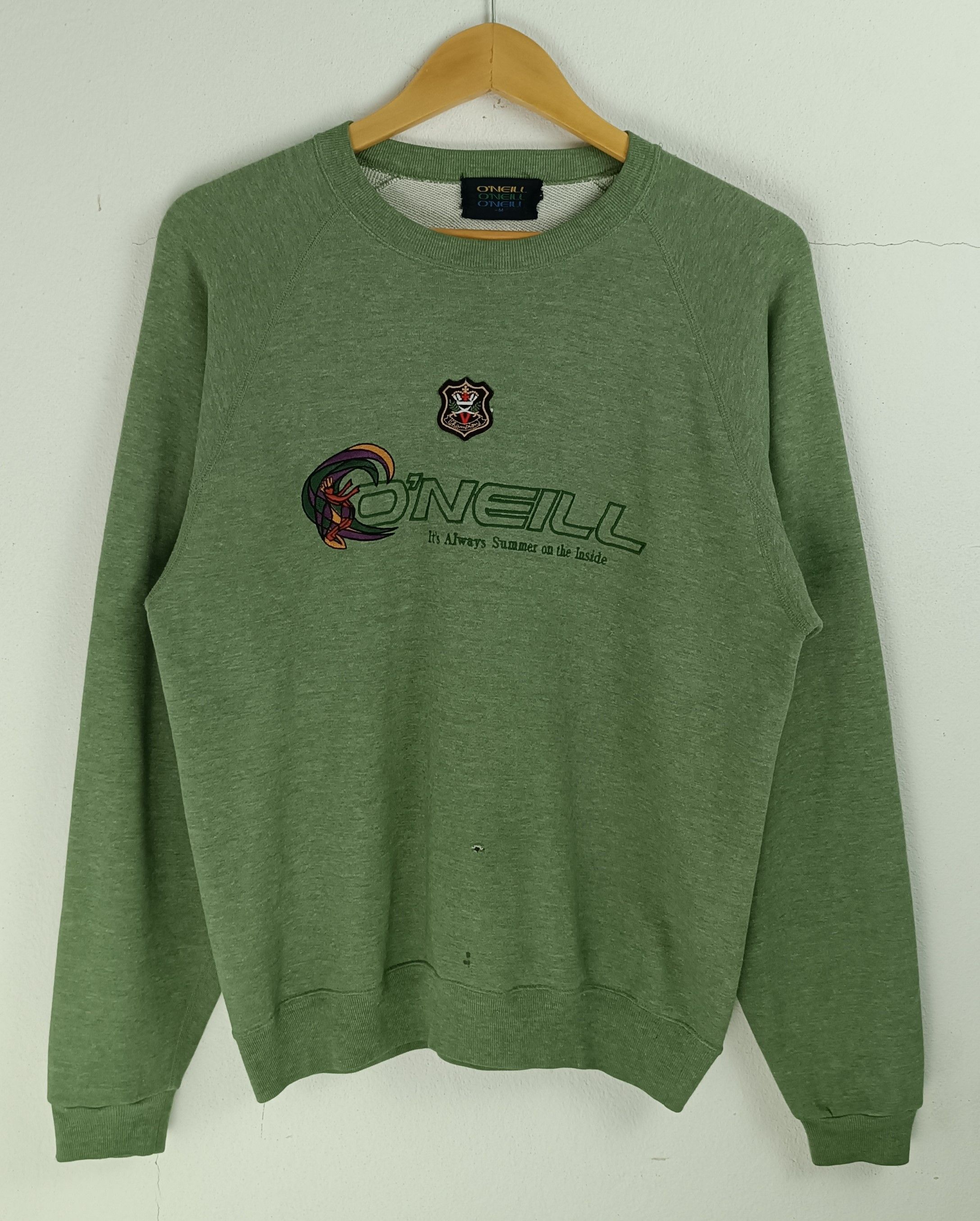 O'Neill VINTAGE 90'S FADED O'NEILL SWEATSHIRT VERY RARE quiksilver Size US M / EU 48-50 / 2 - 3 Thumbnail