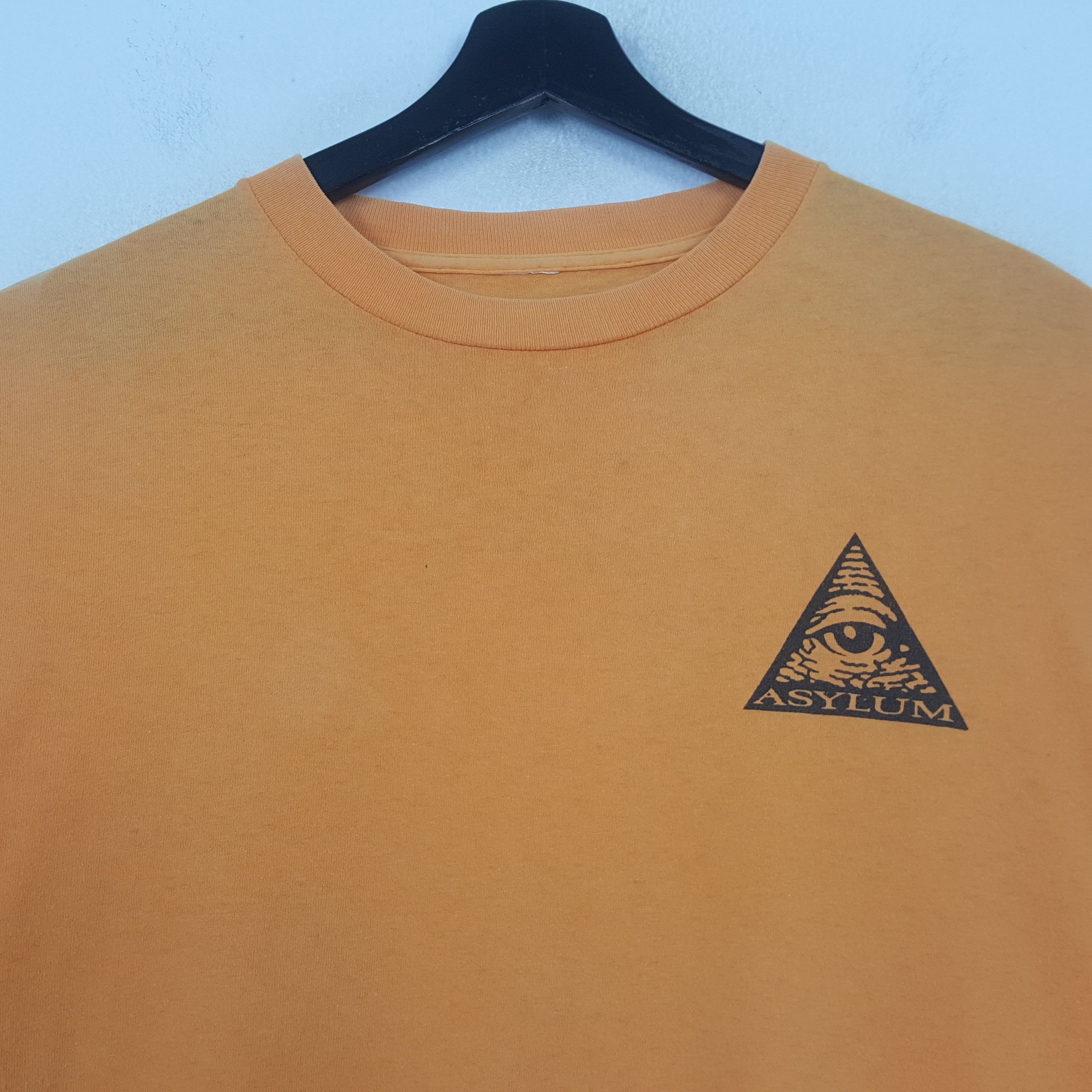 Vintage Asylum Streetwear Skateboard Style Tshirt RR1 Size US L / EU 52-54 / 3 - 4 Thumbnail