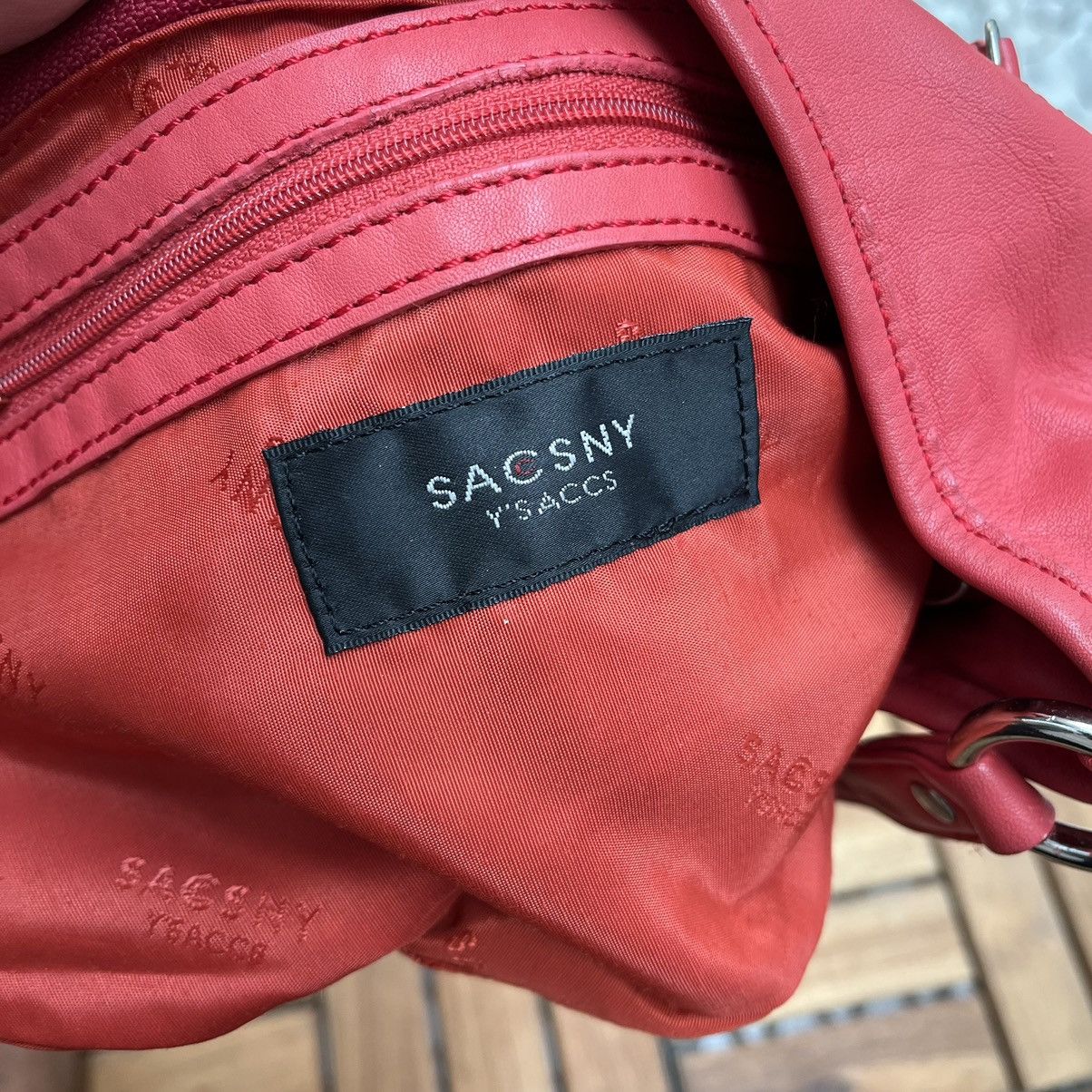 Yohji Yamamoto Leather Bag Yohji Yamamoto SACSNY Y'Saccs Women's Hand Bags Size ONE SIZE - 9 Thumbnail