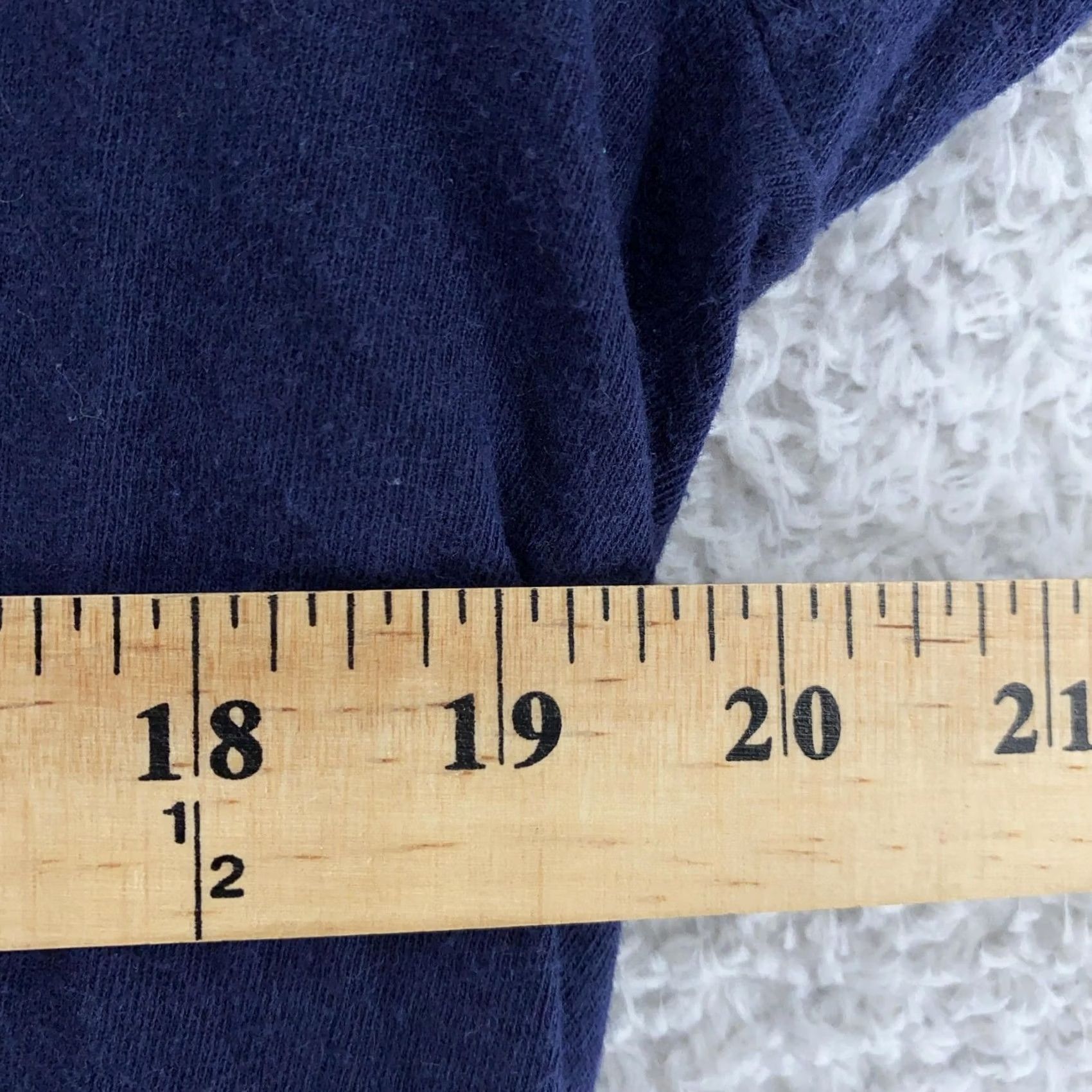 Fruit Of The Loom VINTAGE Fruit of the Loom Shirt Pocket Navy Blue Mens M Size US M / EU 48-50 / 2 - 6 Thumbnail