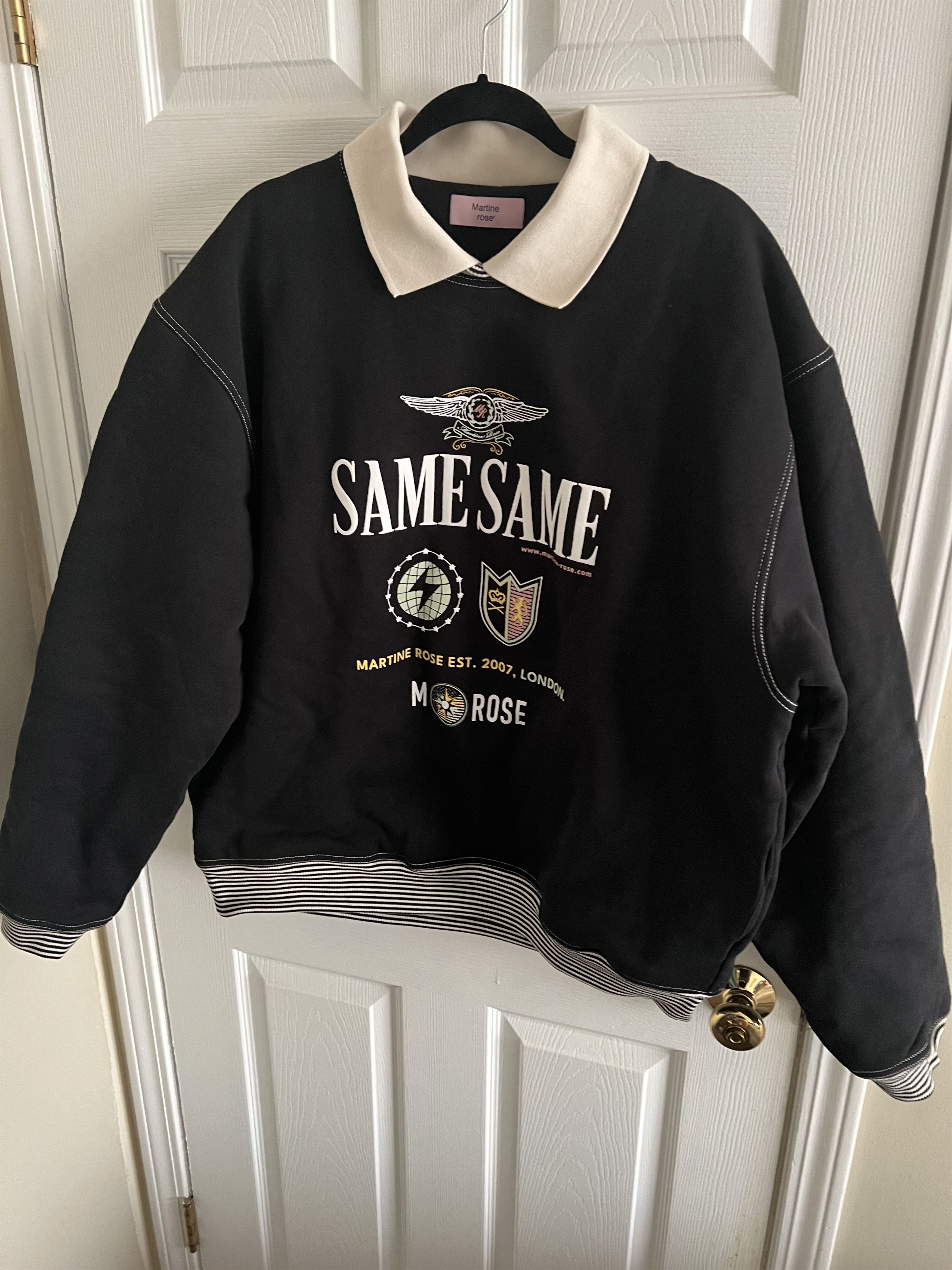 Martine Rose Martine Rose Black Polo Neck Sweatshirt Size US M / EU 48-50 / 2 - 3 Thumbnail