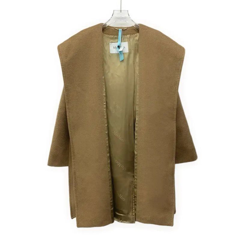 Max Mara MaxMara Camel Women's Coat - Size S 0089 Size S / US 4 / IT 40 - 1 Thumbnail