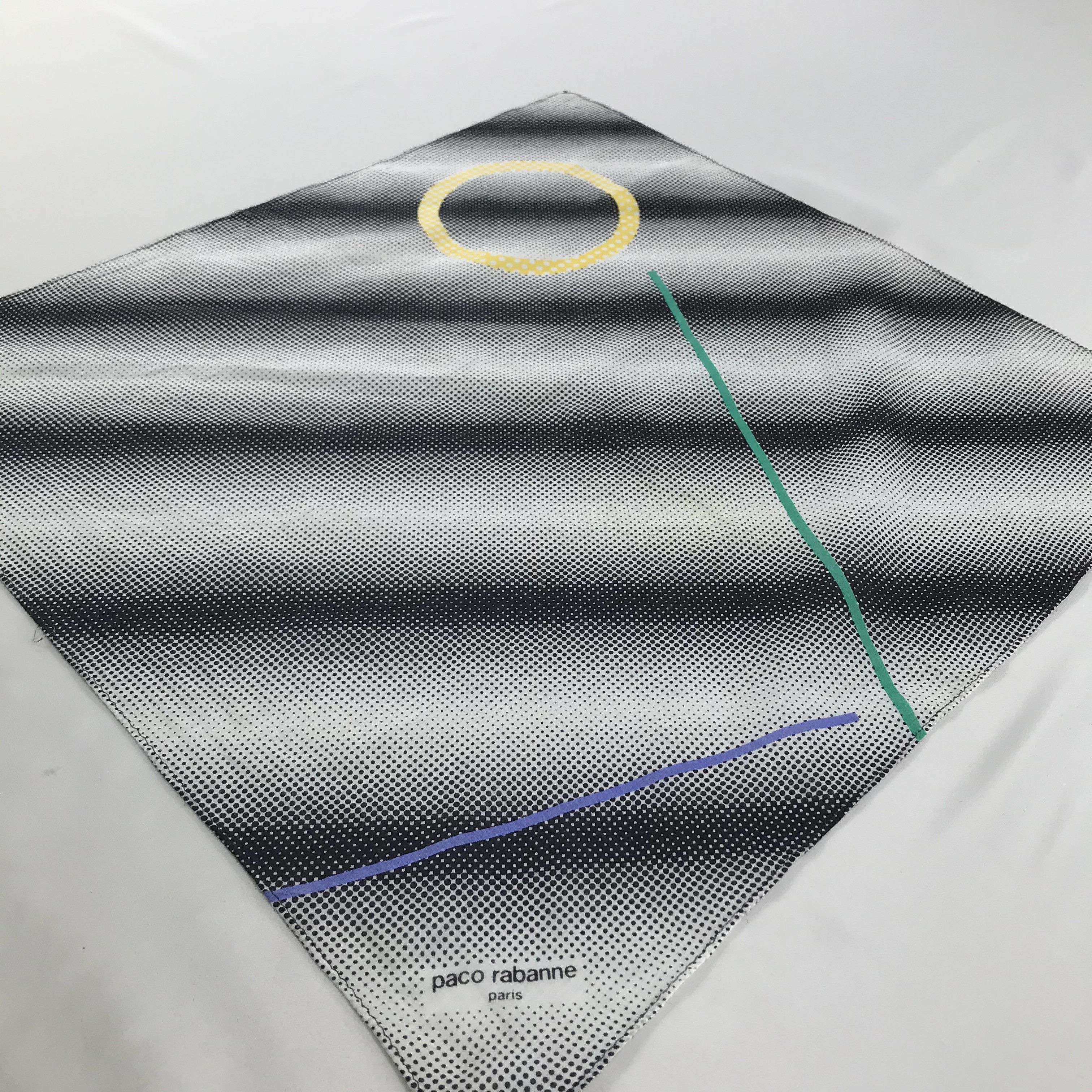 Vintage Paco Rabanne Bandana / Handkerchief / Neckerchief - S1227 Size ONE SIZE - 2 Thumbnail